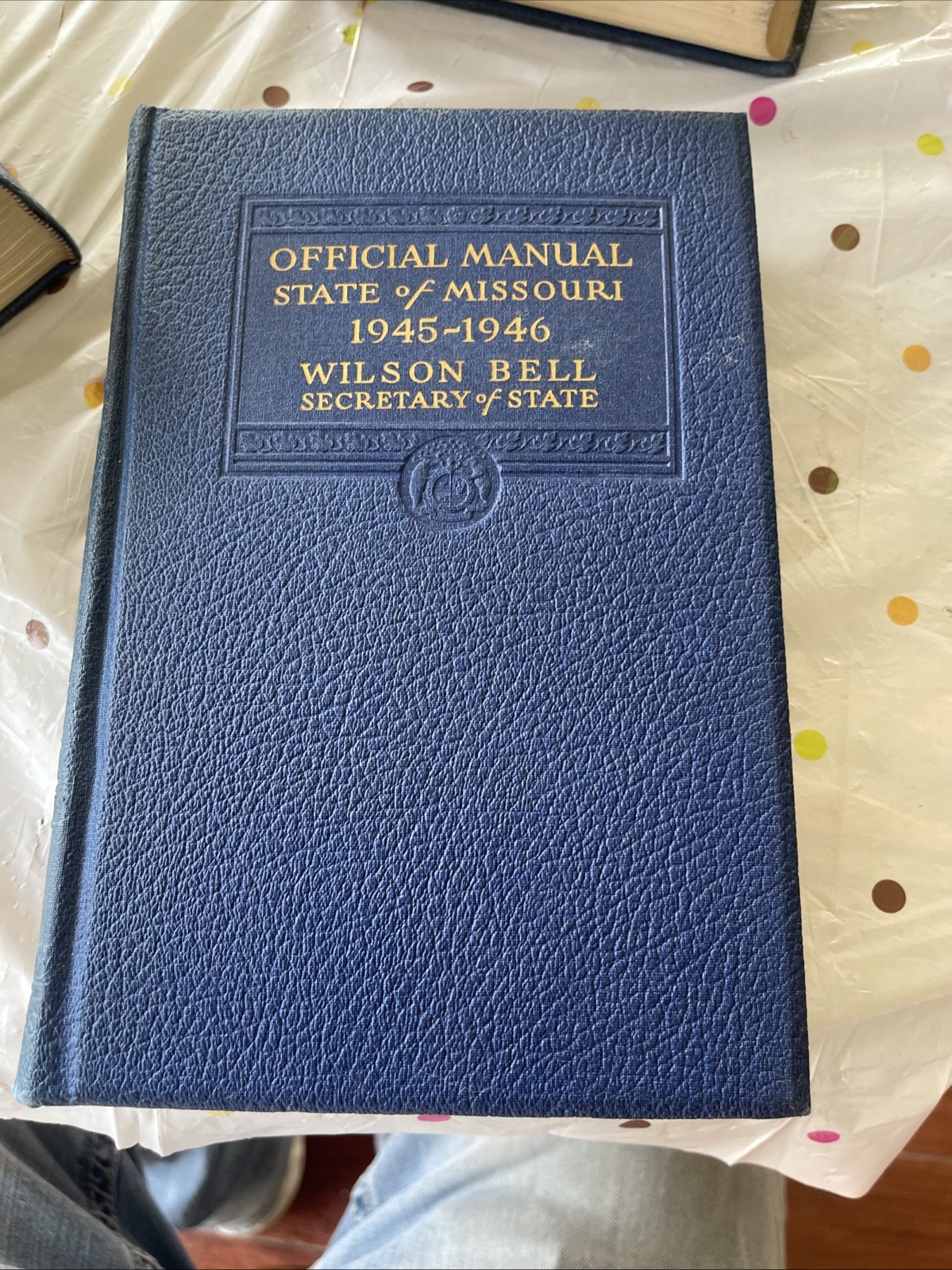 1941 – 1950 Official Manual State Missouri blue book Dwight H Brown 5 Book Lot