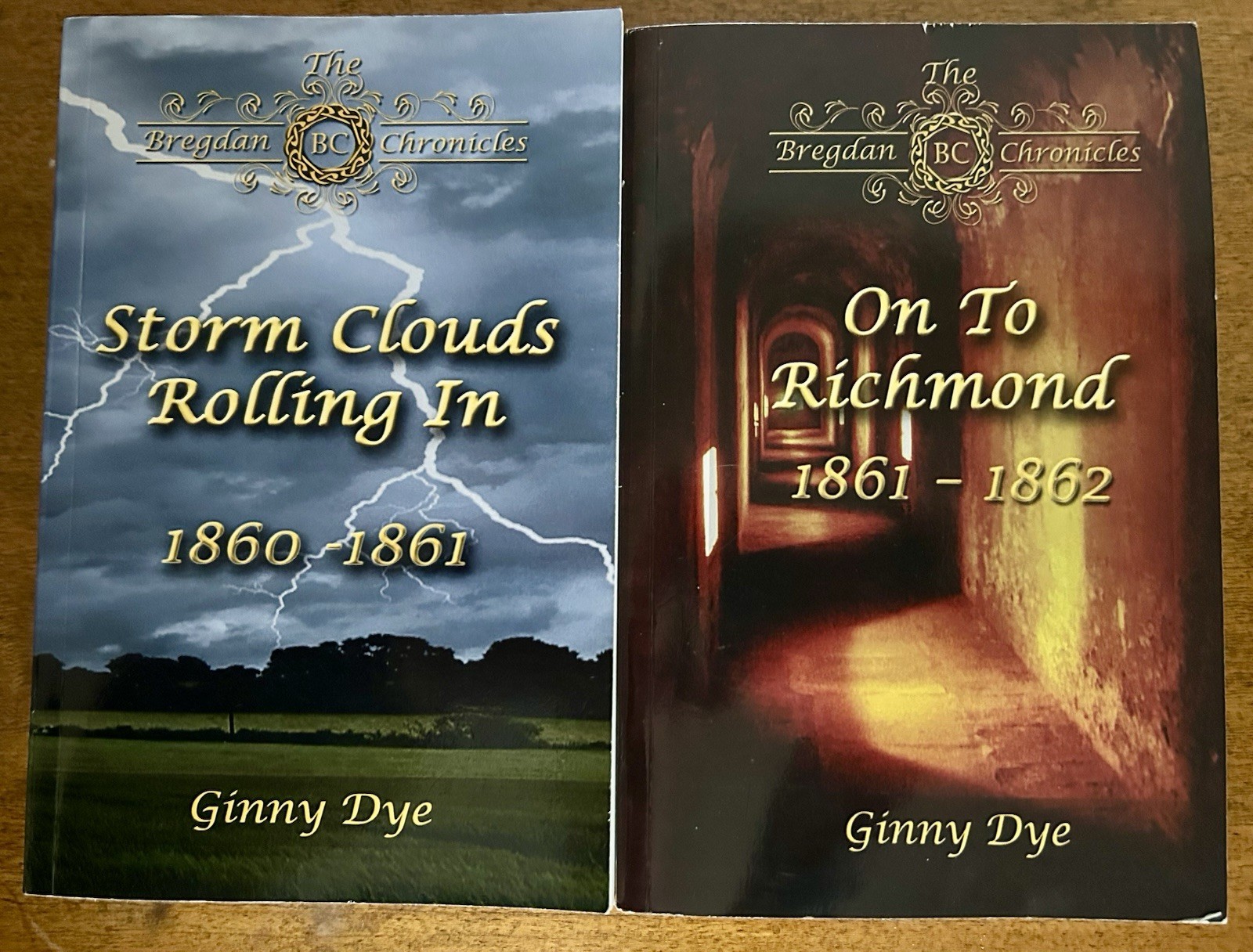 THE BREGDAN CHRONICLES by Ginny Dye Book Lot of 8 #1-4 6-9 PB Civil War