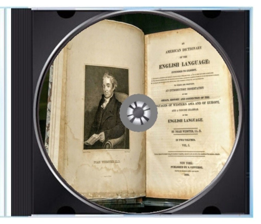 Webster’s 1828 American Dictionary of the English Language, Searchable Data Disc