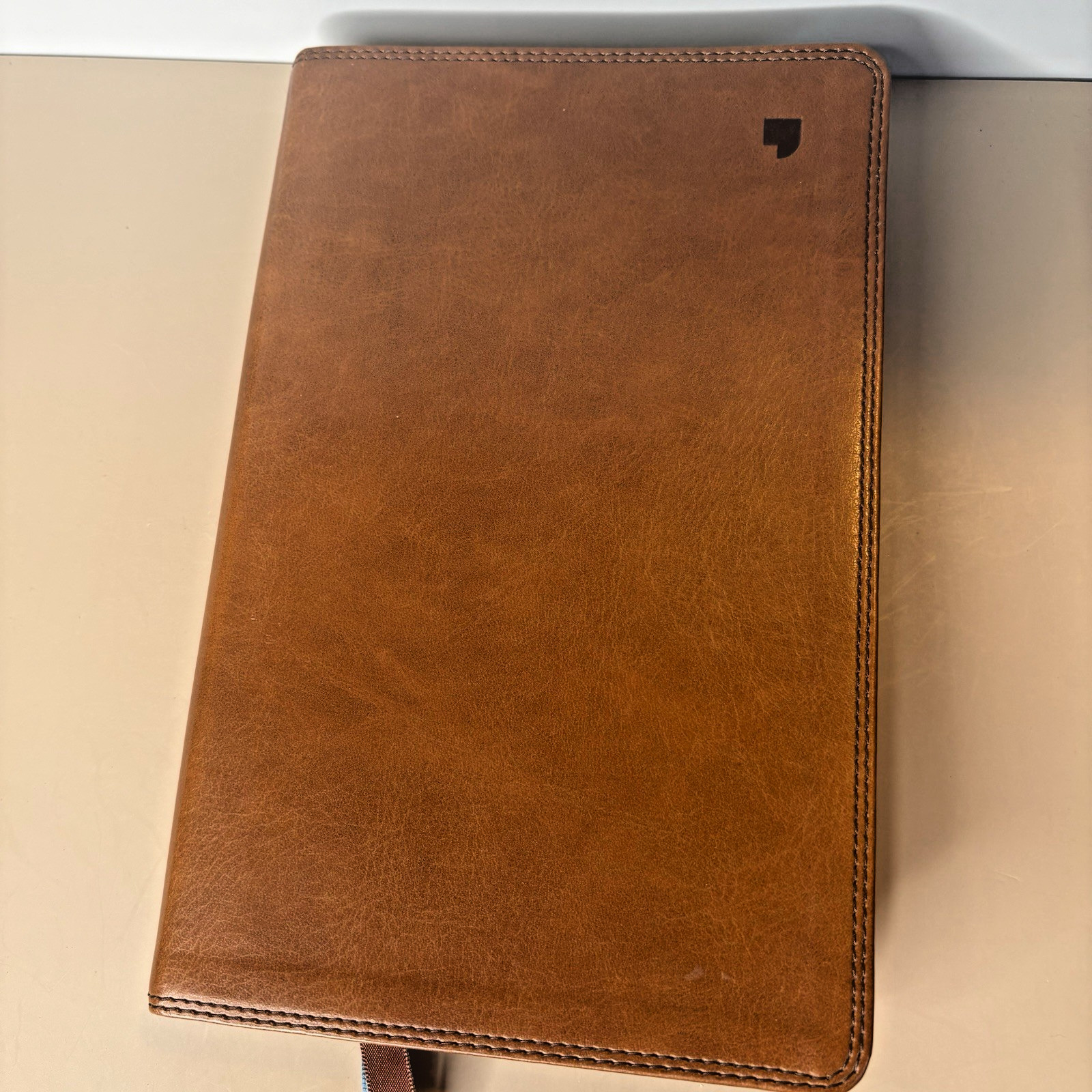 Thomas Nelson NET Bible, Thinline, Leathersoft, Brown