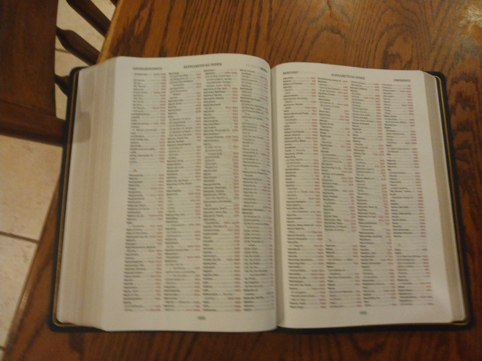 Kjv Thompson Chain-Reference Bible LARGE PRINT ~ Retail $189.99~ Cowhide Leather