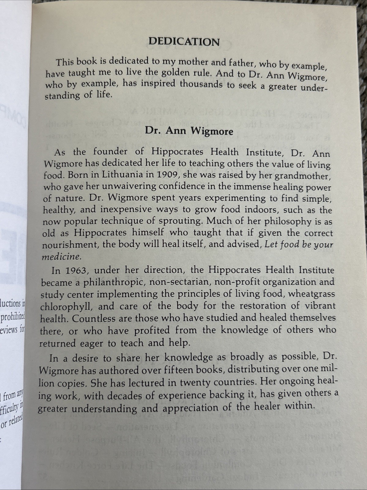Rejuvenation: Dr. Ann Wigmore’s Complete Diet and Health Program Stephen Blauer