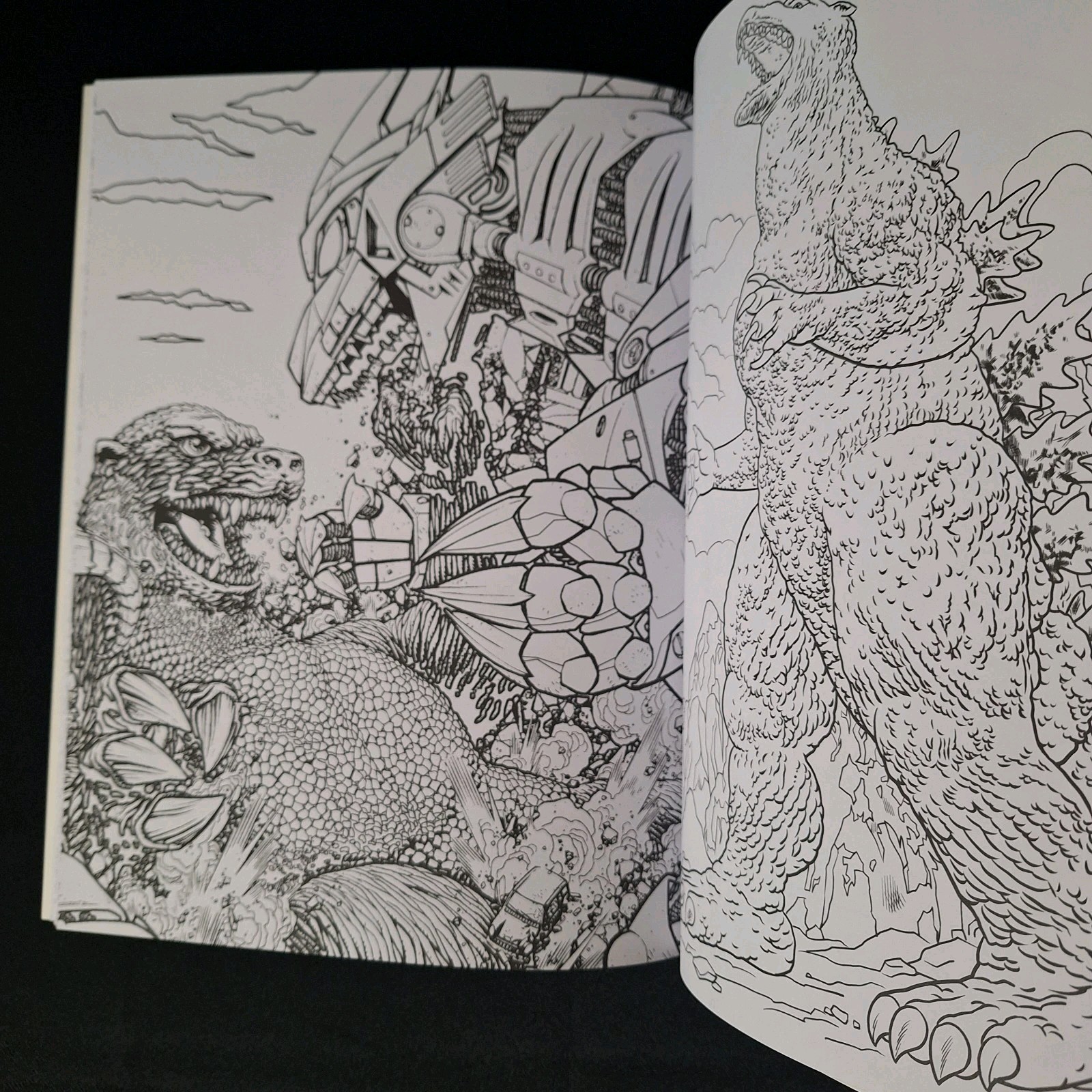 Godzilla: The Official Coloring Book Paperback Titan Books 62 Pictures 31 Pages