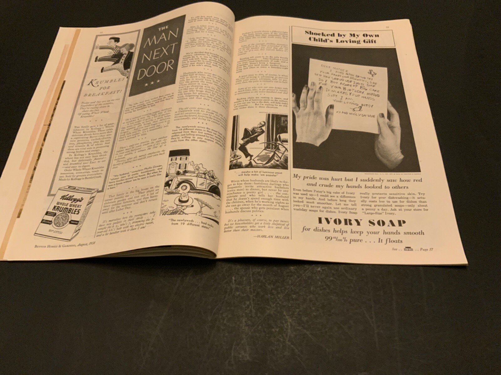 Better Homes & Gardens ~ August 1938 – 58 Illustrated Pages – Vintage Magazine