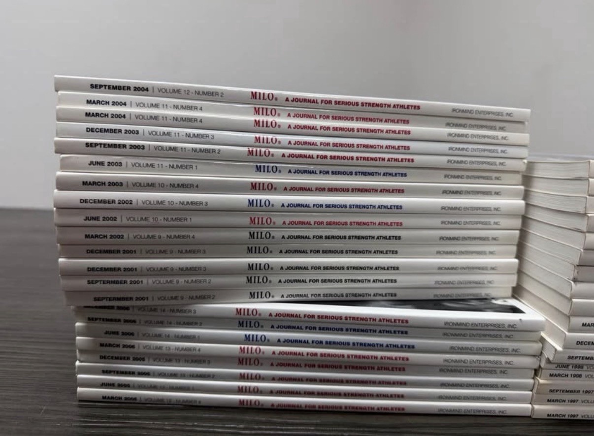 Milo Strength Journals via Charles Poliquin