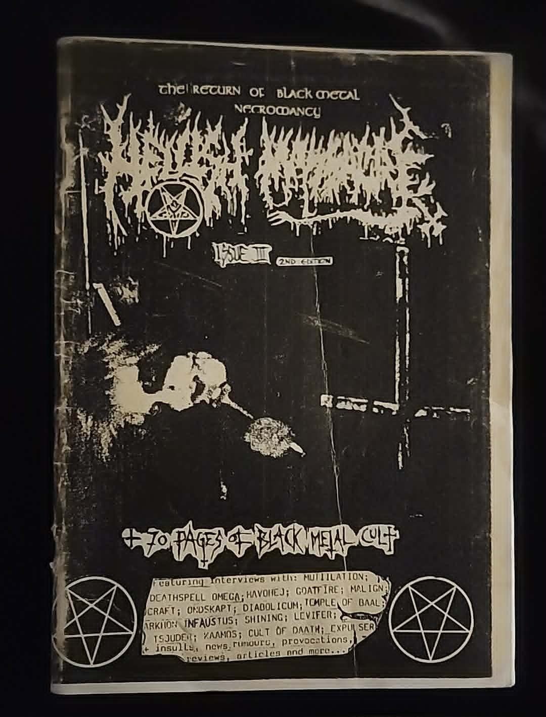 Hellish Massacre Fanzine #3, 2nd Ed. (Sweden) Watain P. Forsberg/E Danielsson