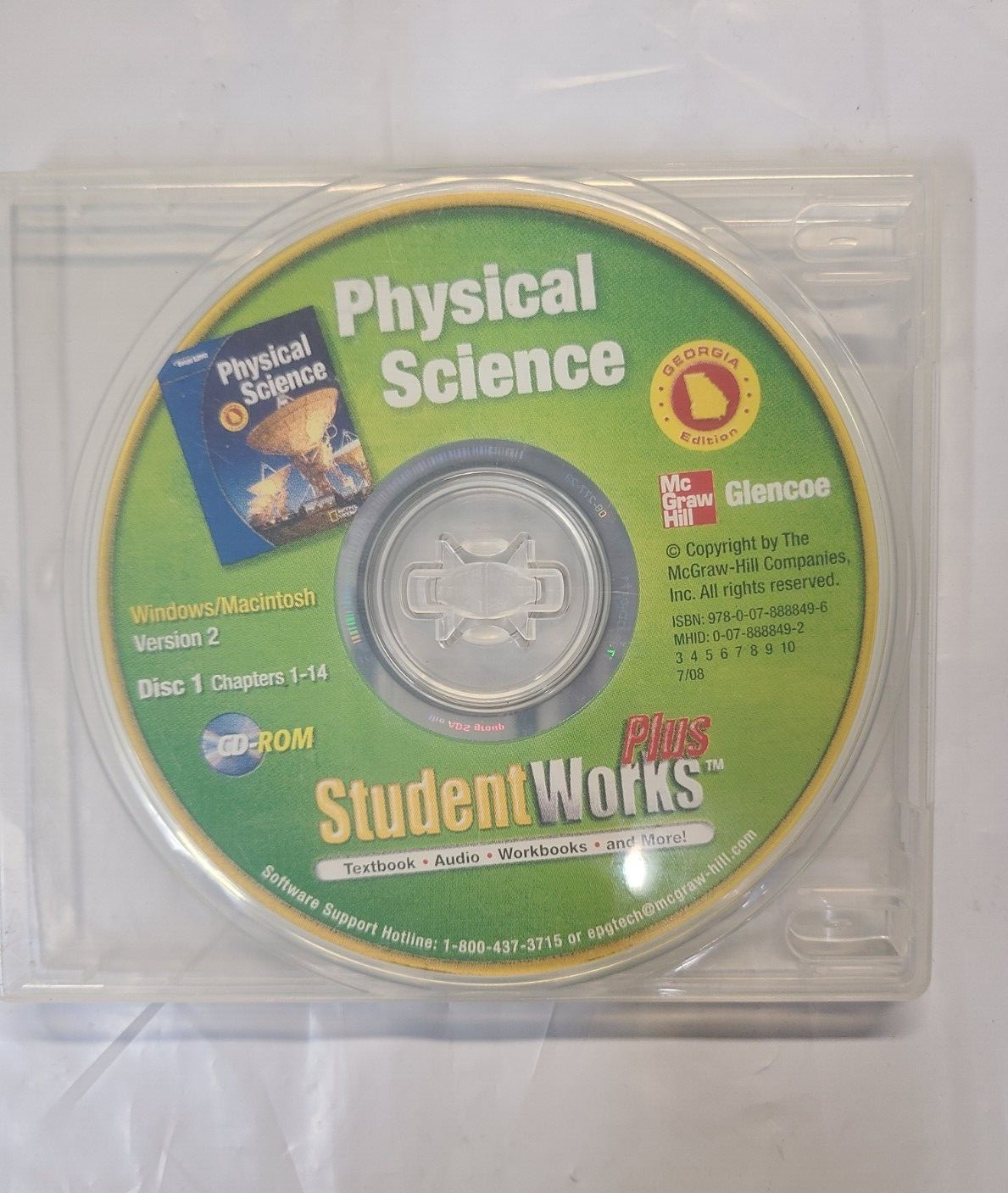 PHYSICAL SCIENCE StudentWorks Plus on 2 CD-ROMs (Ver 2) McGraw Hill/Glencoe LN