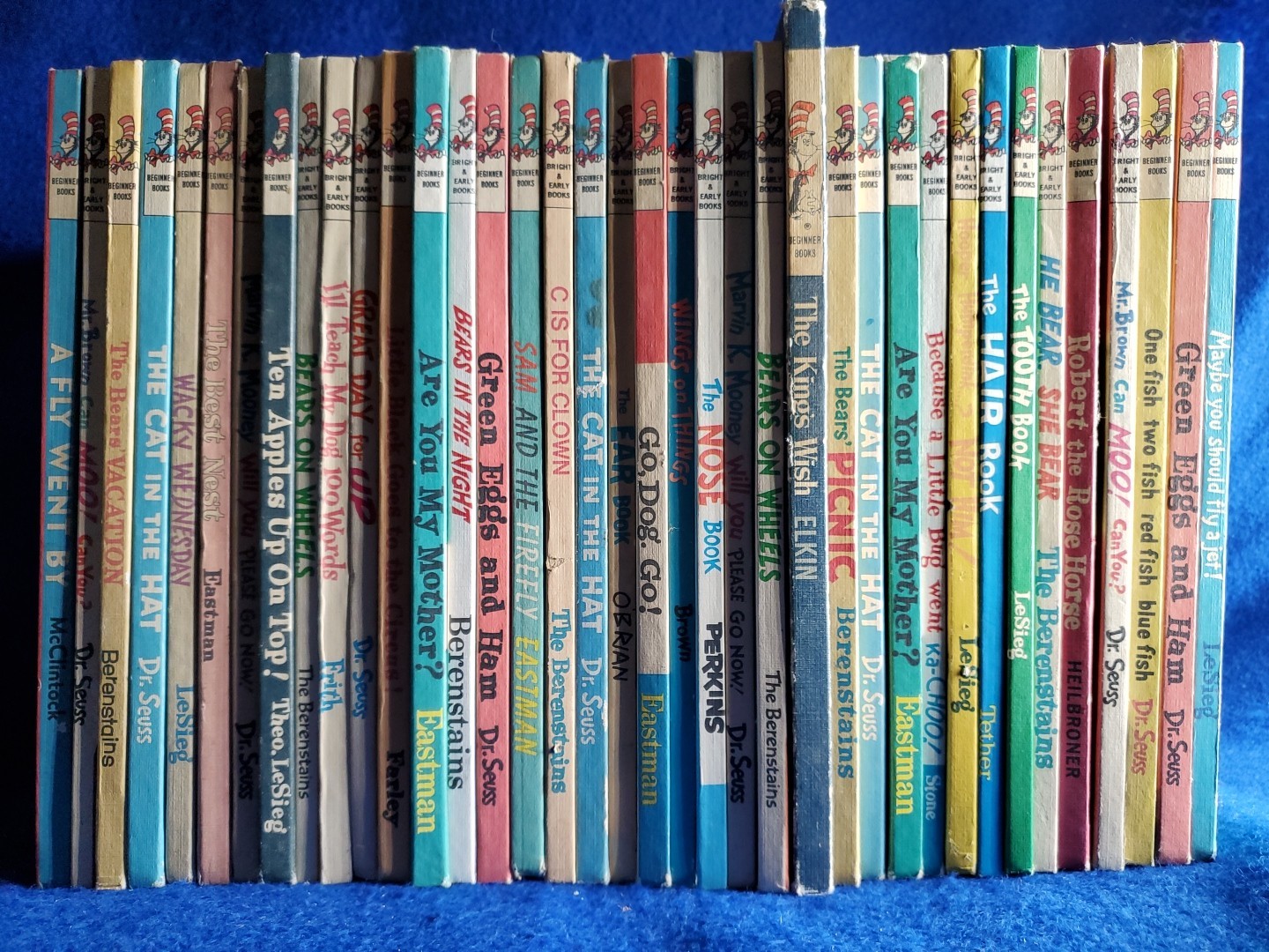 Lot of 38 Vintage Children’s Beginner Books Dr. Seuss Berenstains & More 1960-80