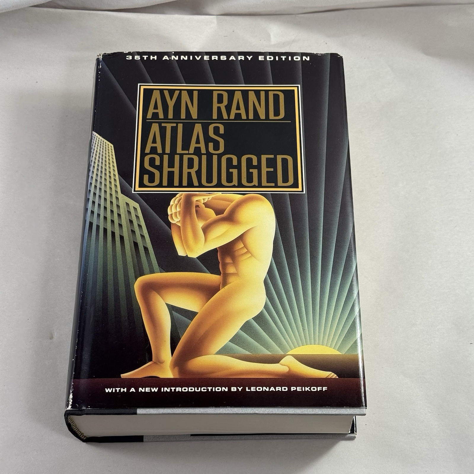 Ayn Rand ATLAS SHRUGGED: 35th Anniversary 1st Edition 1st Printing HC DJ