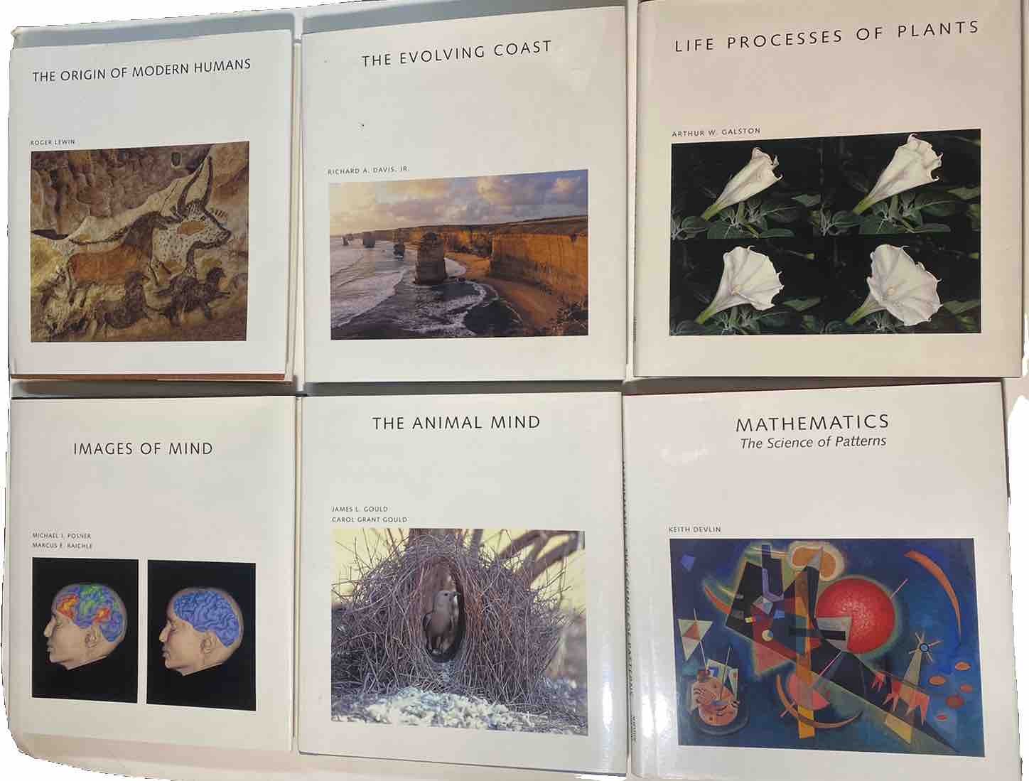 SCIENTIFIC AMERICAN LIBRARY Series Hard Cover Books With Dust Jackets Lot of 59