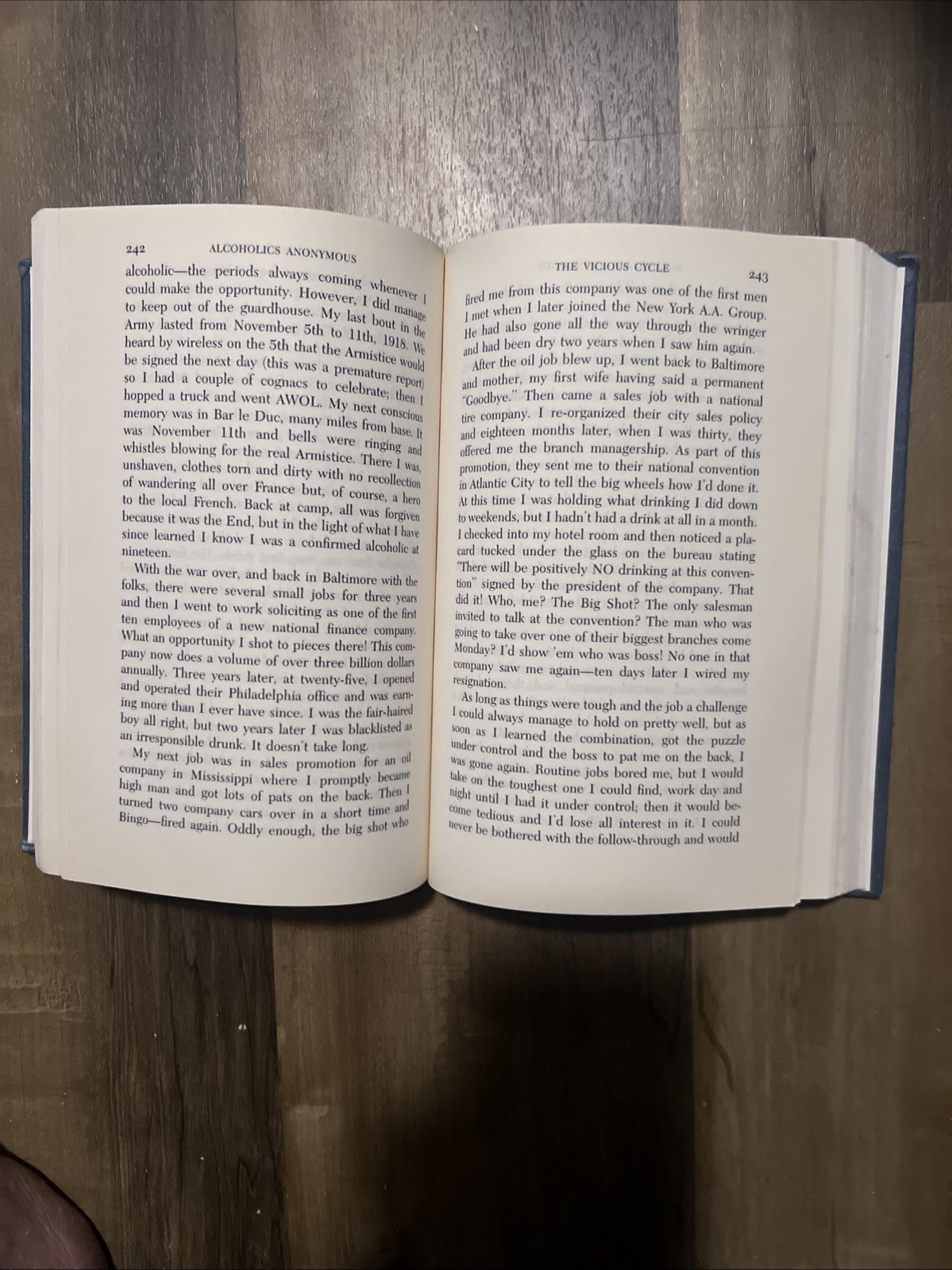 Alcoholics Anonymous 3rd Third Edition Printing from 1976 66th Print From 1999