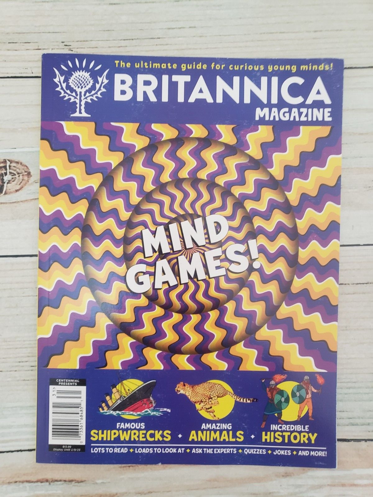 Britannica February 2023 Magazine Famous Shipwrecks – Amazing Animals – History