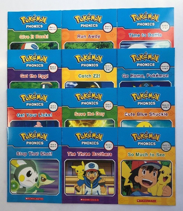 Pokemon Phonics Childrens Books Learning to Read Early Readers Lot 12