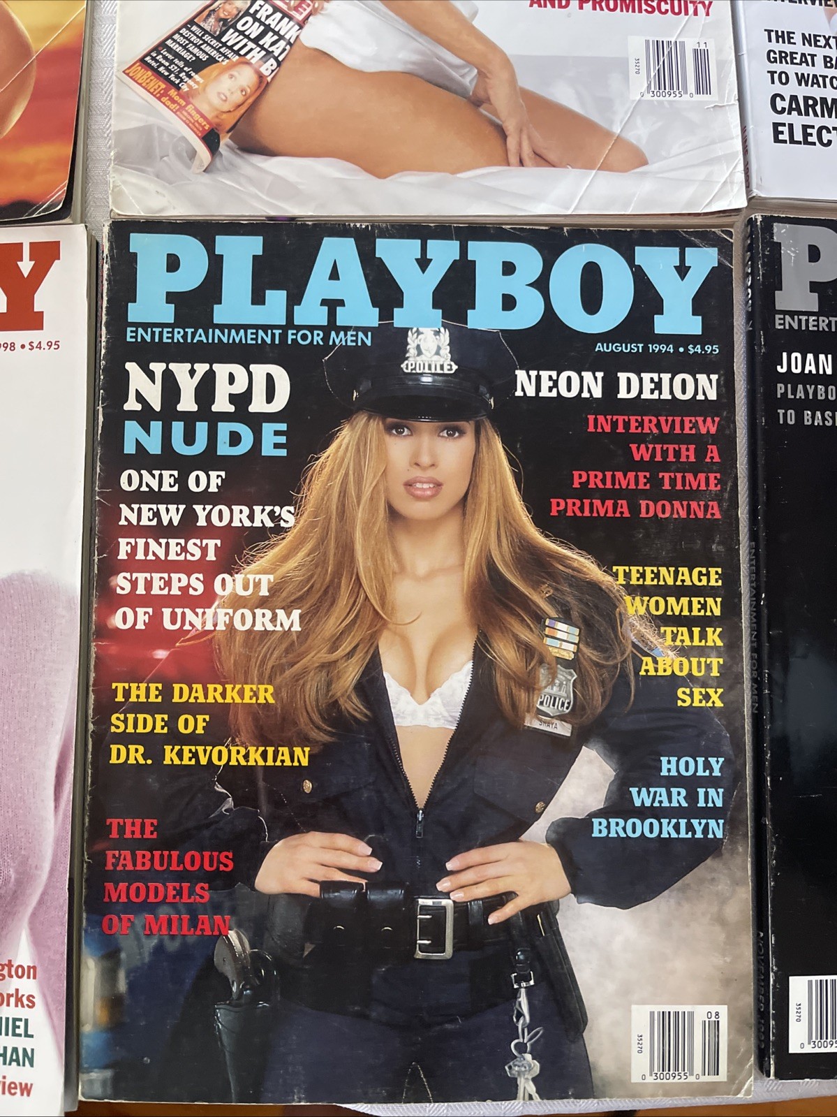 *16 PLAYBOY 1992-1998 Lot* Donna D’errico NYPD NUDE