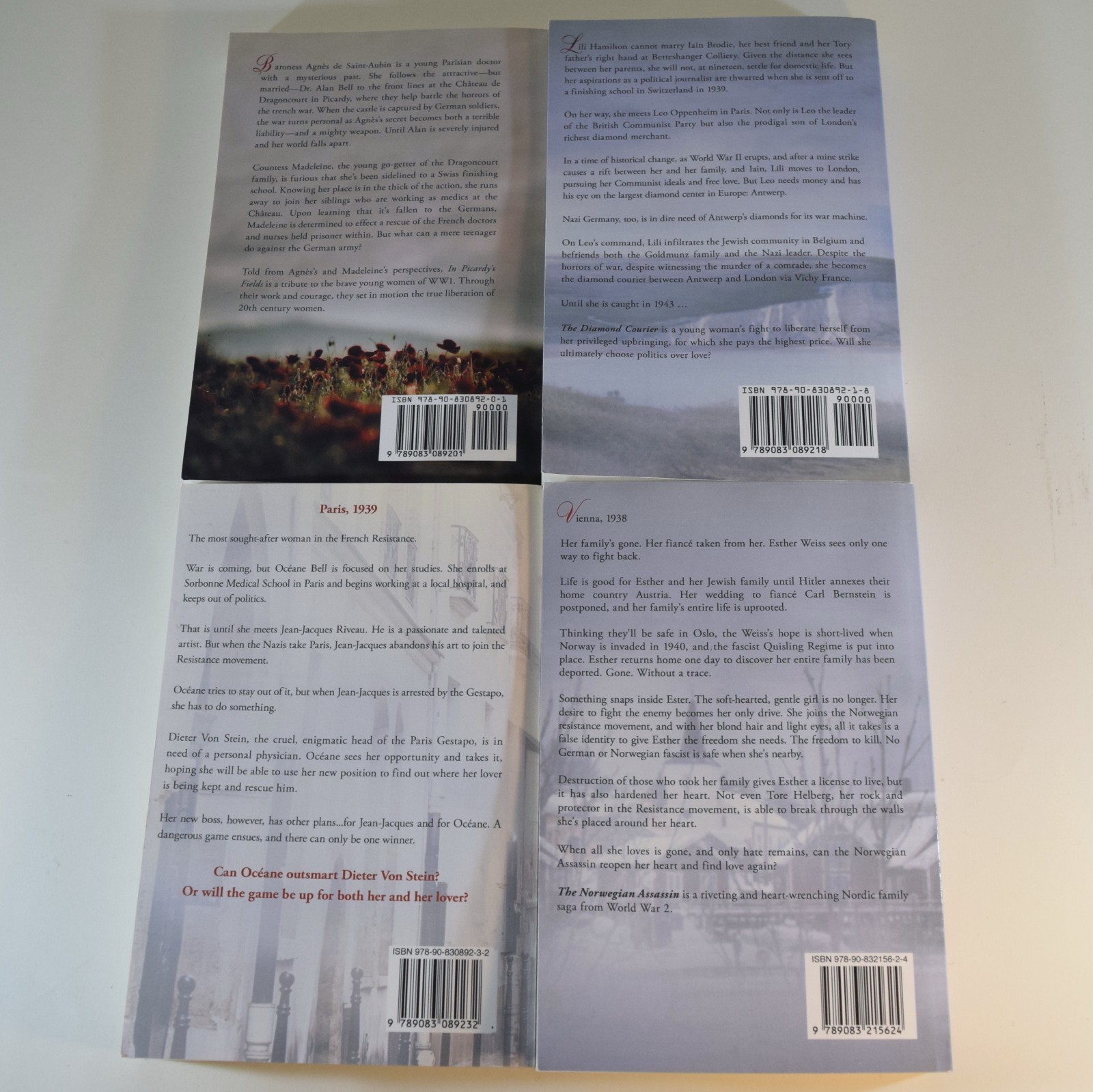 Resistance Girl Novel Set by Hannah Byron – 1-8 in Series – WW2 Era