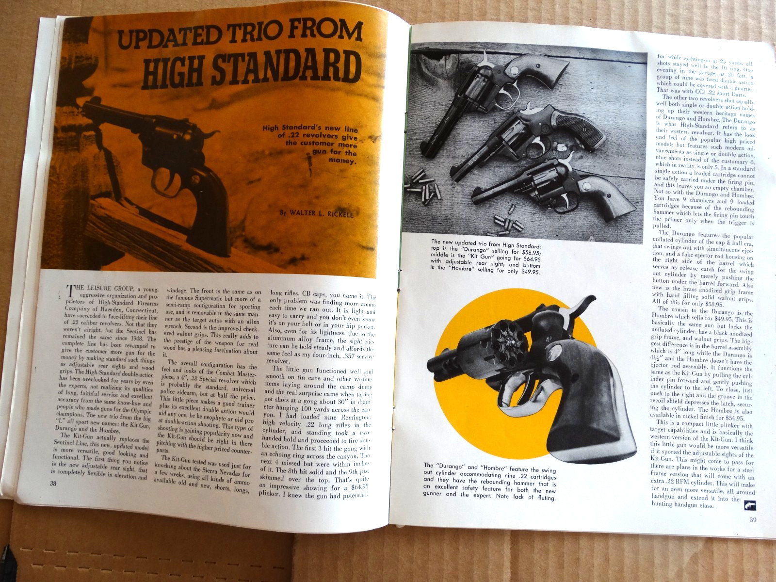 Guns – May 1971 – Colt .25 Automatic