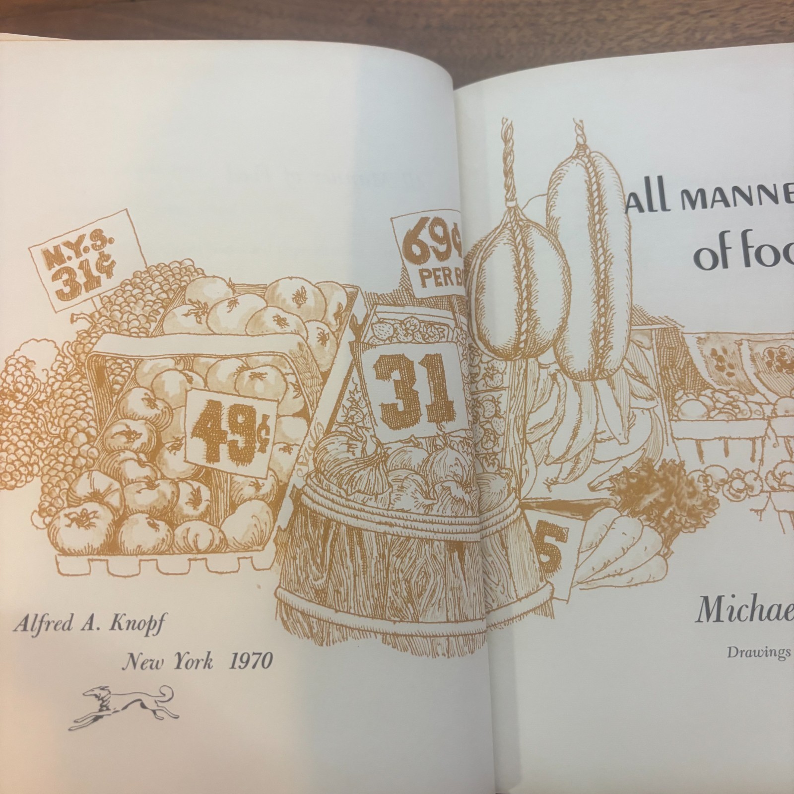 All Manner Of Food by Michael Field HC 1970 2nd Printing 382 Pages