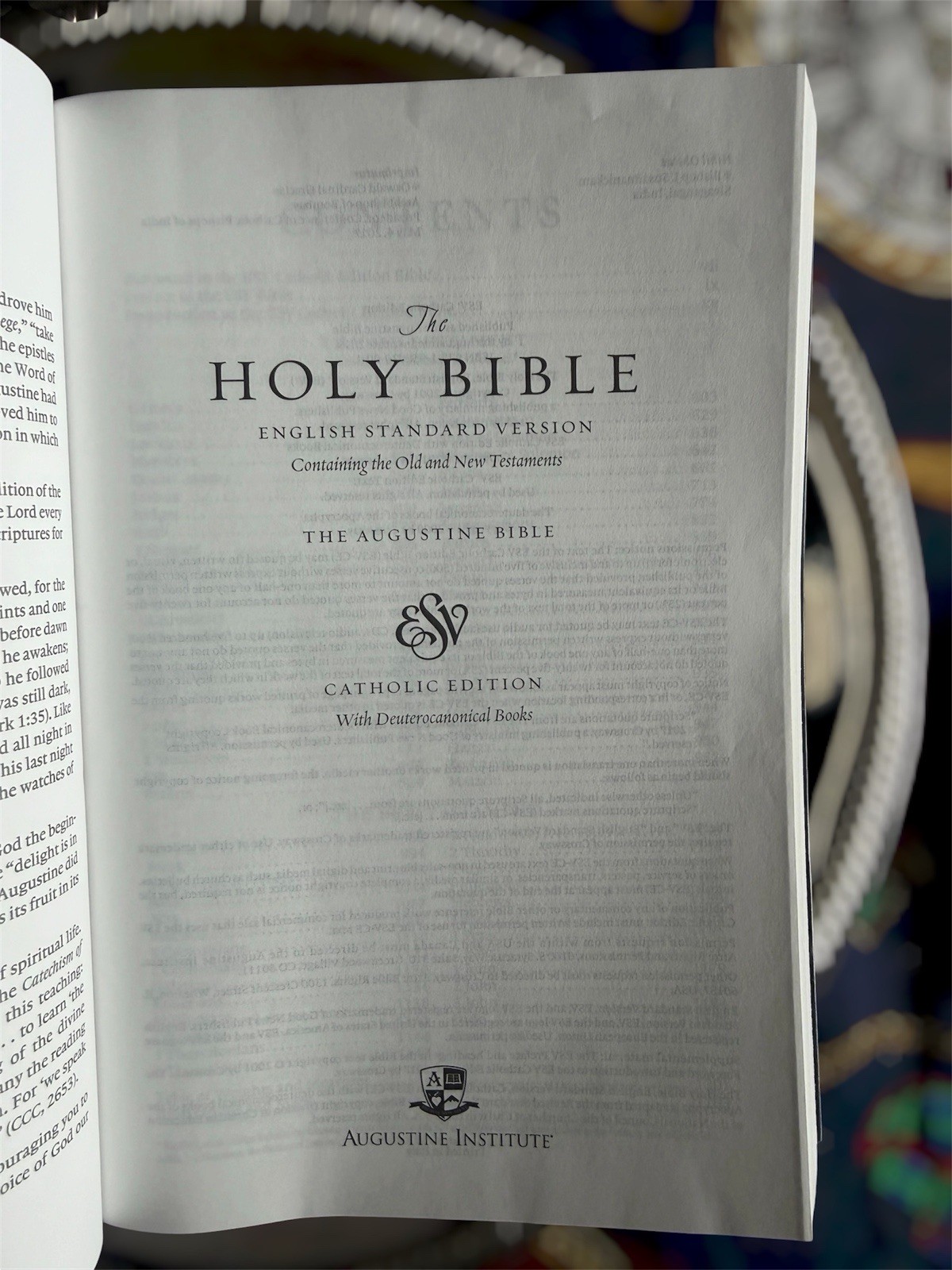 The Augustine Bible ESV-CE 2019 Italy Print ESV Catholic Edition Slipcase NEW