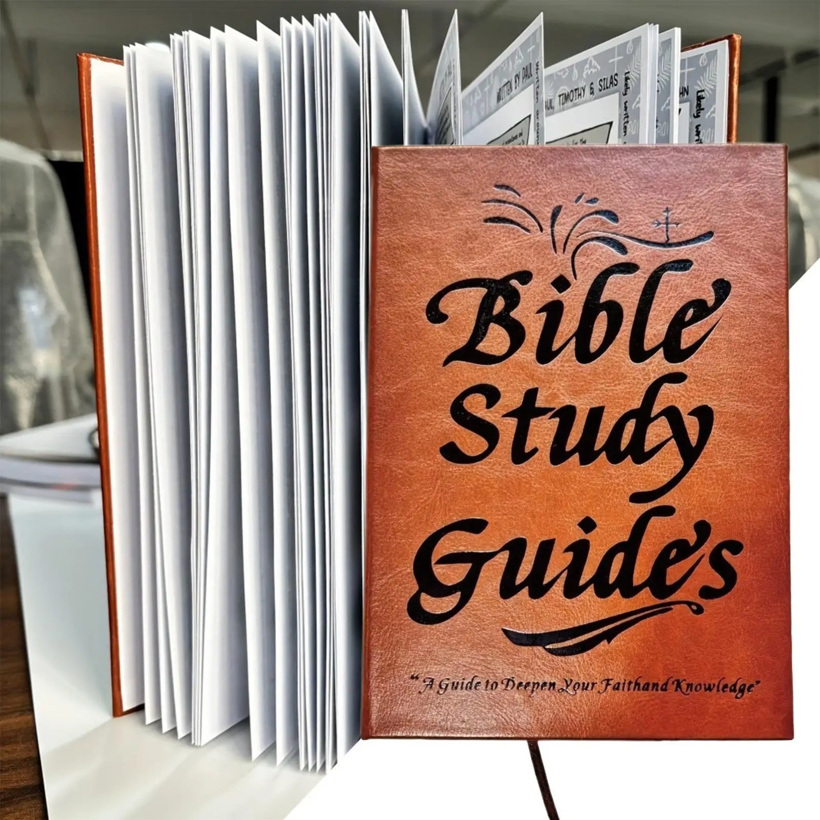 66-Page Bible Study Guide,Study Notebook Based Planner, Daily Devotional Journal