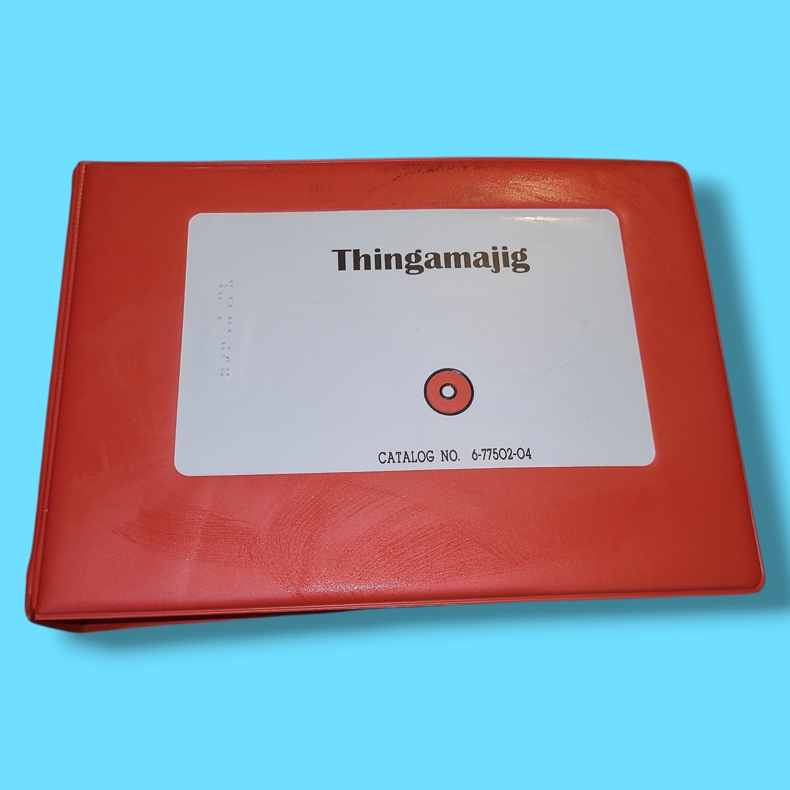 Vintage APH Thingamajig Tactile Braille Children’s Book 1996 Blind Education