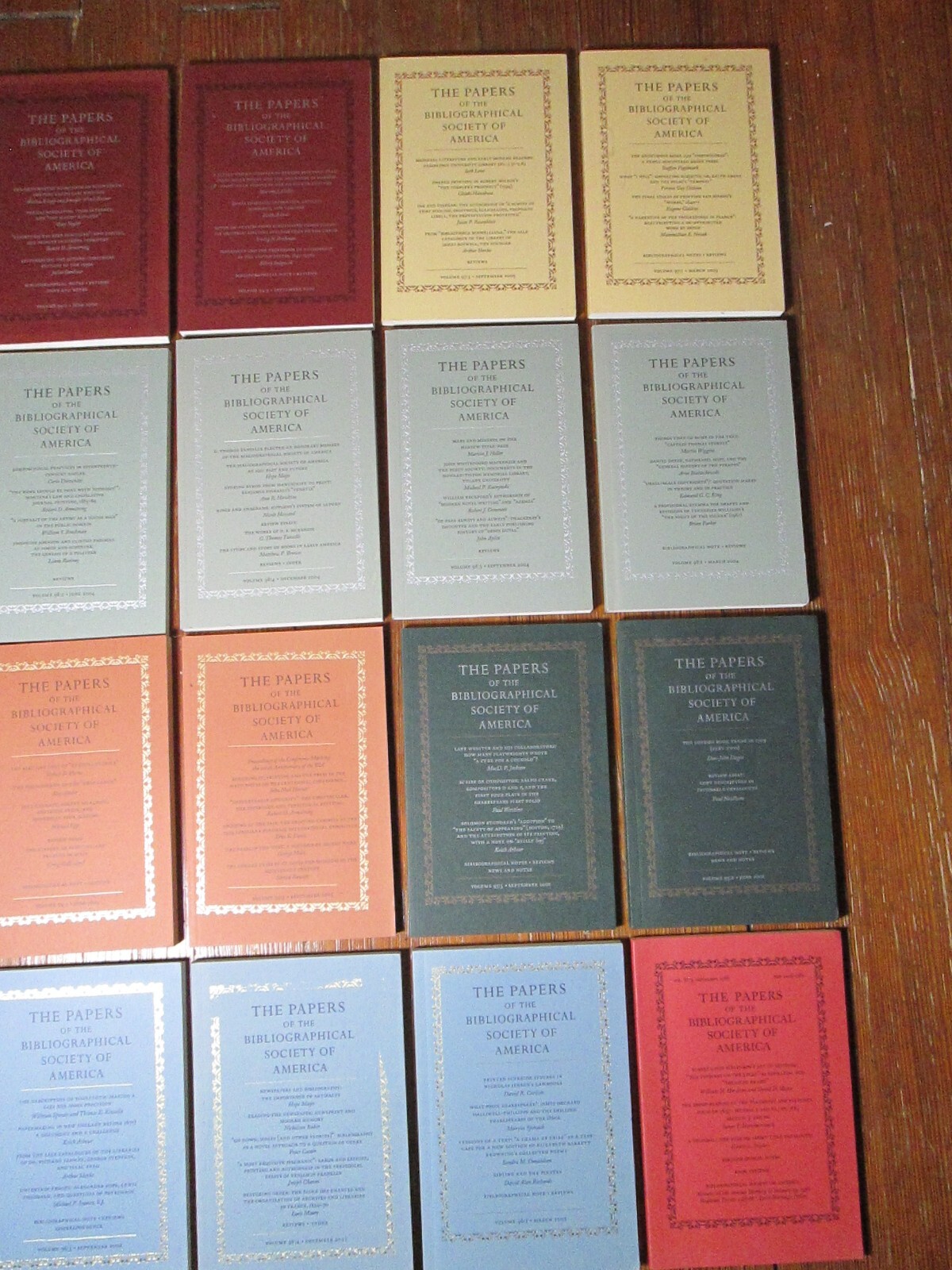 Printing Rare Books Papers Bibliographical Society of America Lot Bibliography +