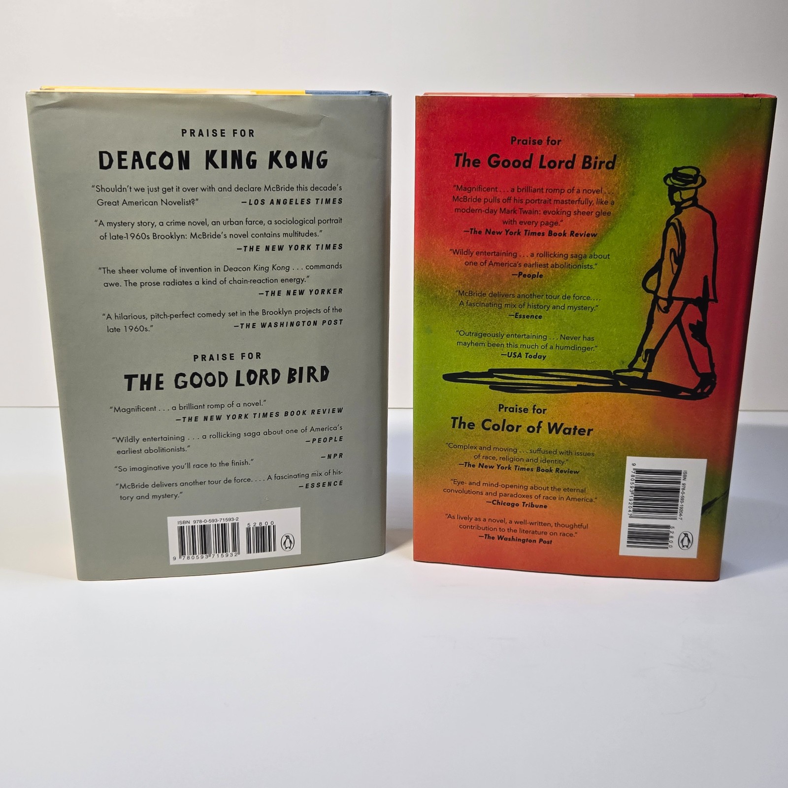 James McBride SIGNED Lot (2) | Deacon King Kong + Heaven & Earth | 1st Printings