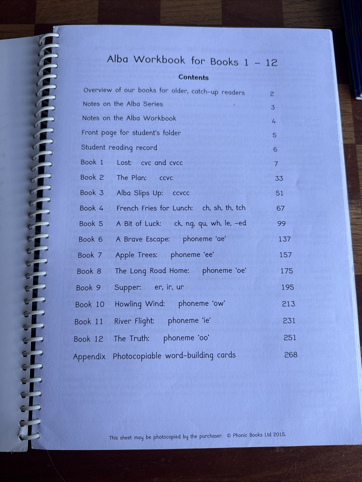 Phonic BOOK LOT: Alba Series Workbook With Books 1-12 Used Missing 1 Book