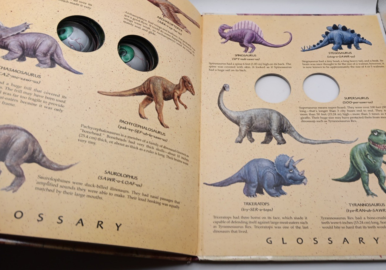 Ten Little Dinosaurs (Eyeball Animation): Board Book Edition – Board book – GOOD
