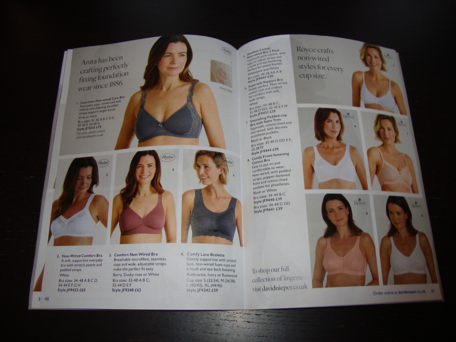DAVID NIEPER Women’s Intimates & Sleepwear CATALOG Autumn Winter 2024 – 58 Pages