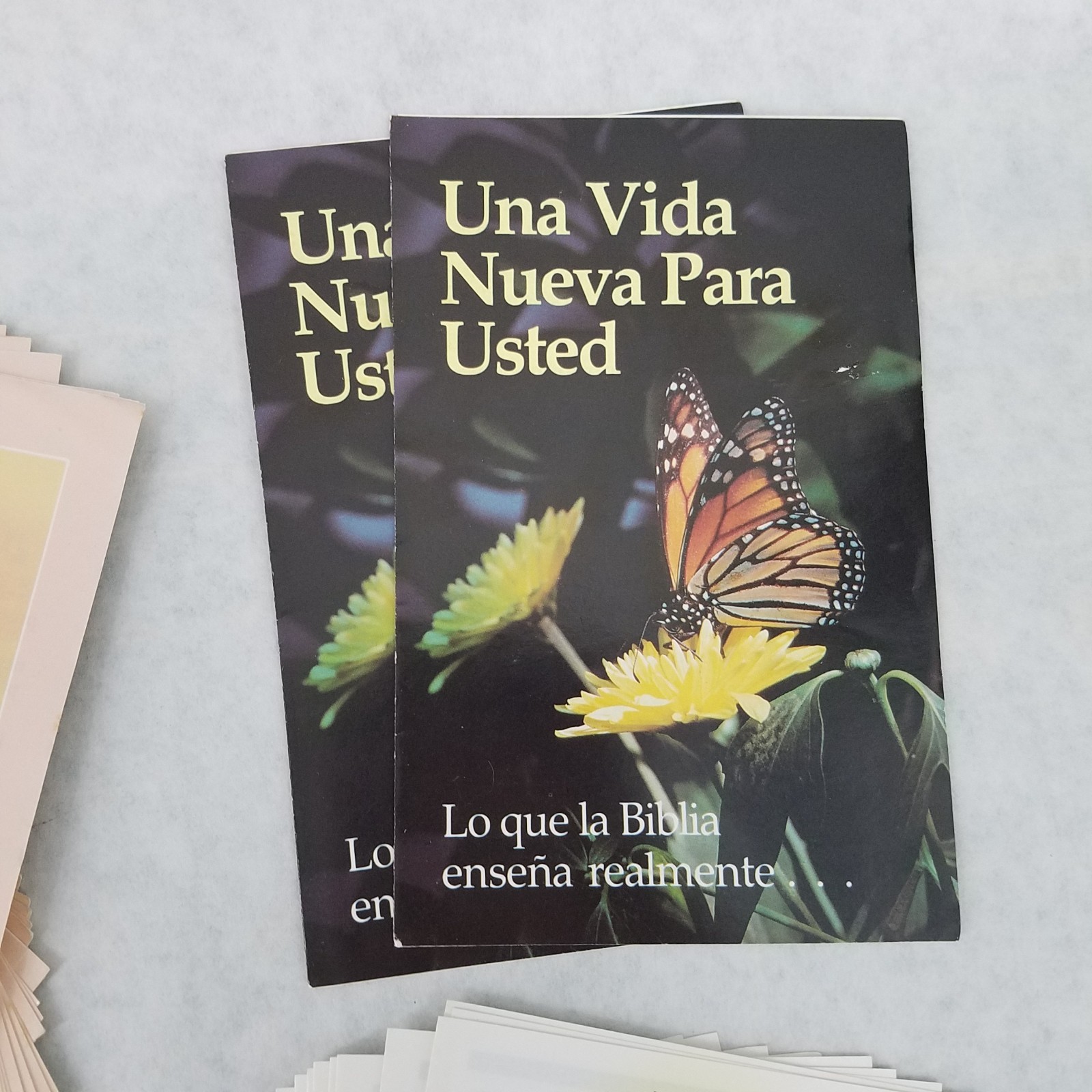 Lot of 89 Spanish Christian Pamphlets – Multiple Titles – NO MARKS.