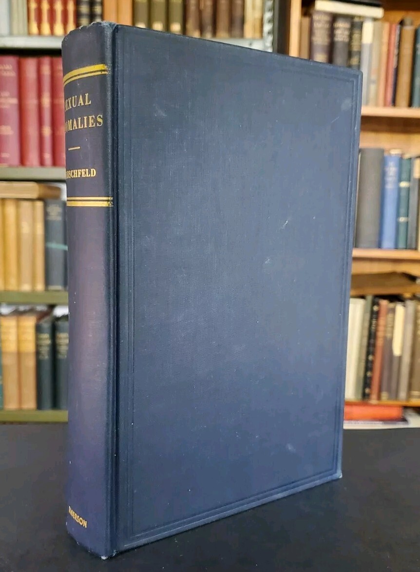 Sexual Anomalies- Magnus Hirschfeld, 1948 Hardcover RARE!