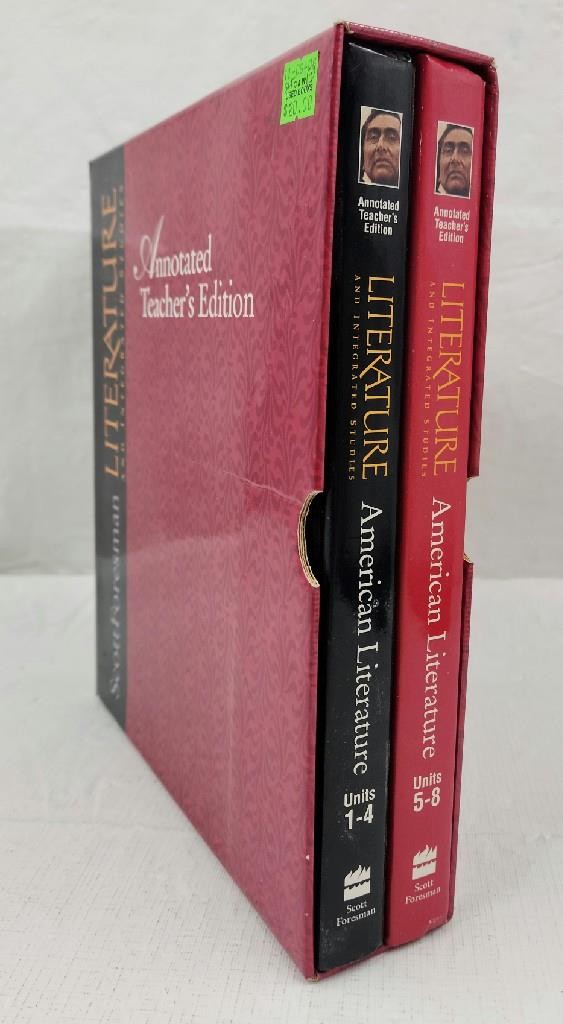 American Literature and Integrated Studies Teacher’s Edition Units 1-8 Foresman