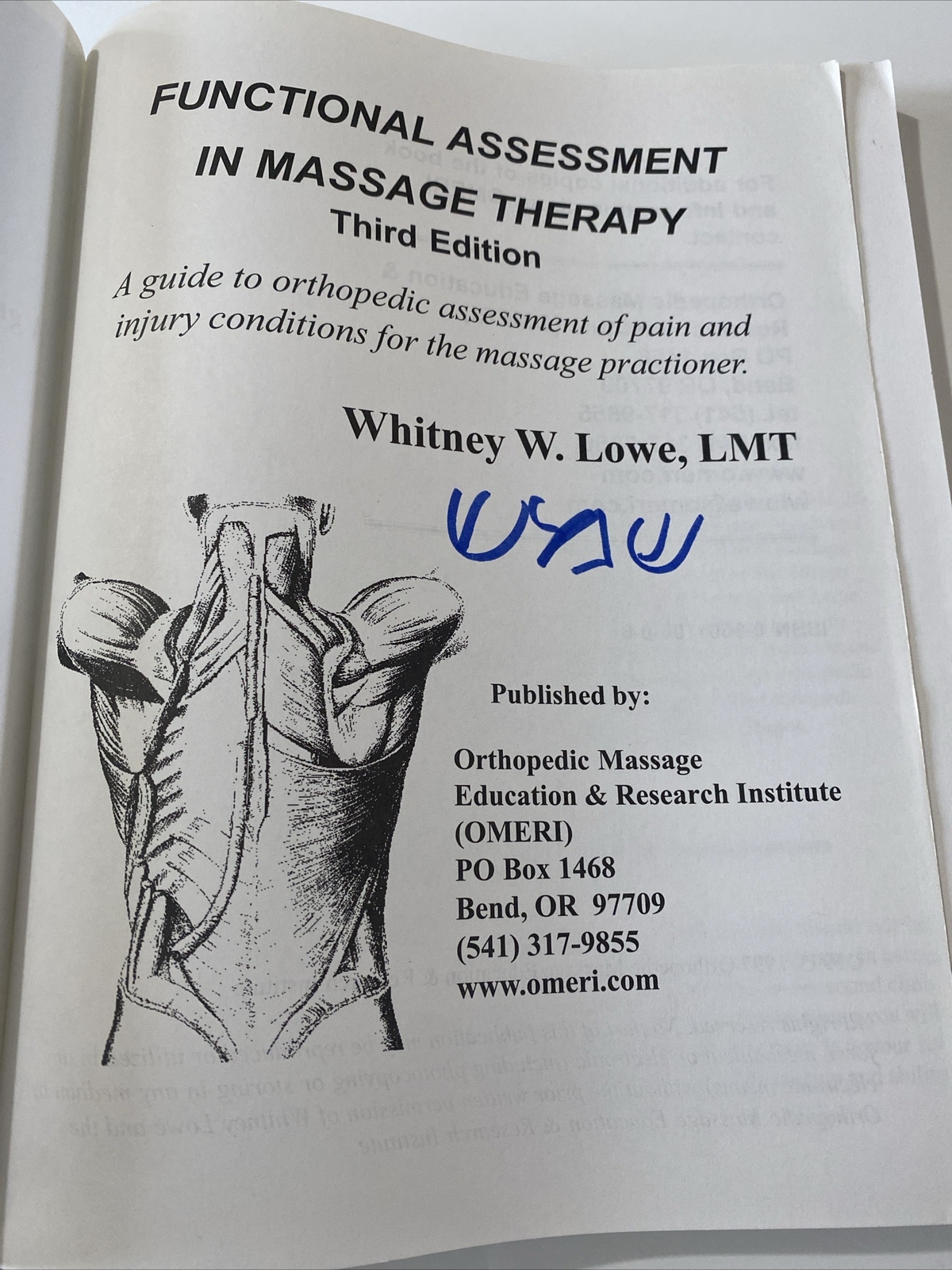 Functional Assessment in Massage Therapy by Whitney W. Lowe (1995, Trade…