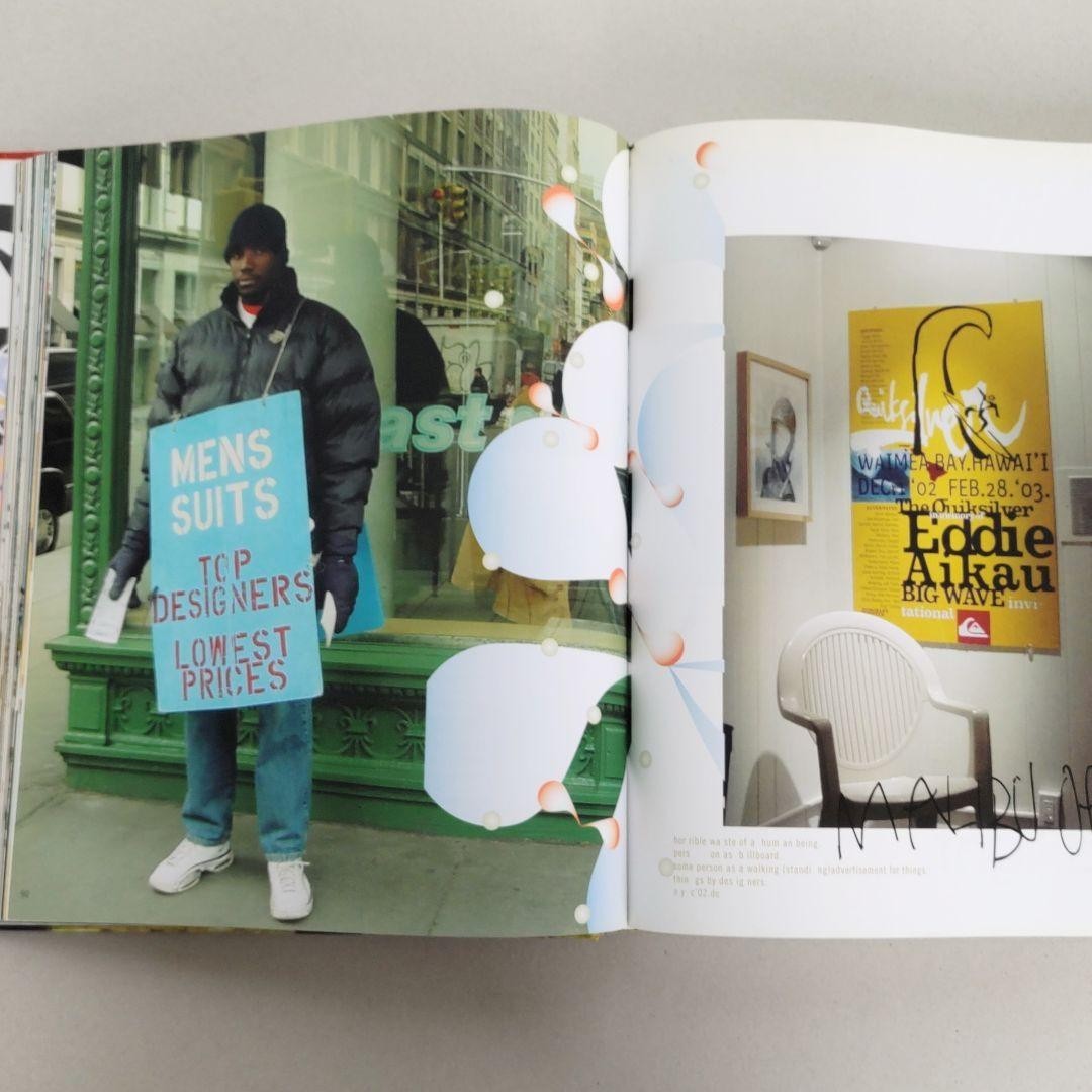 David Carson Graphic Design Collection Book 2003 480 pages From Japan used