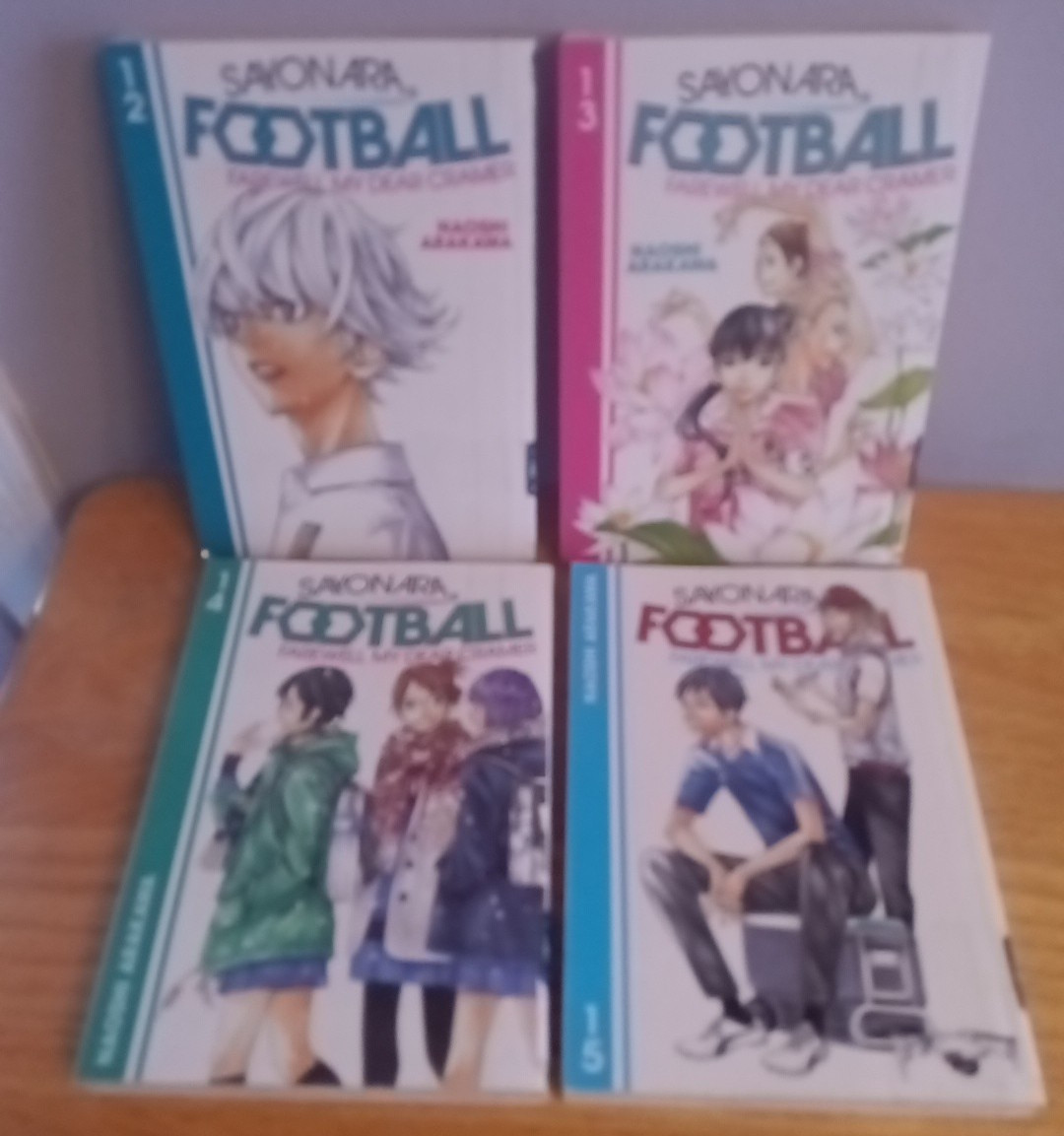 Sayonara Football Naoshi Arakawa Nos 8-15 Paperback Exlibrary Girls Soccer Manga