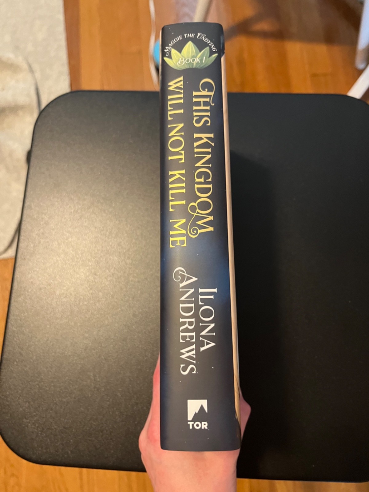 The Broken Binding signed This Kingdom Will Not Kill Me by Ilona Andrews