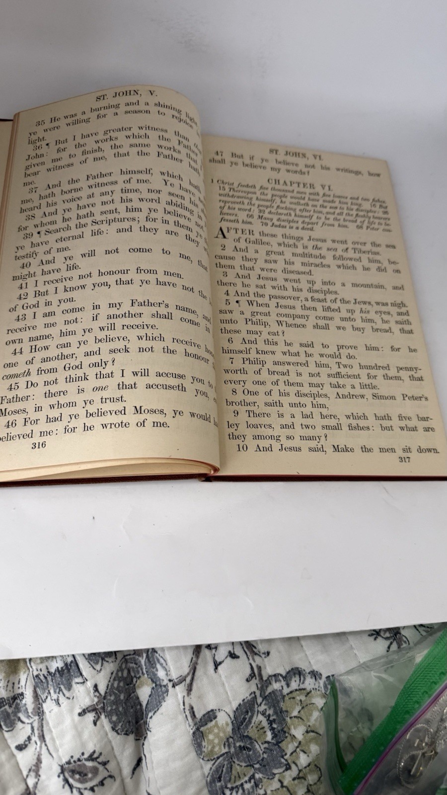 The Gospel According to St. John – American Bible Society 1884 HC Large Print