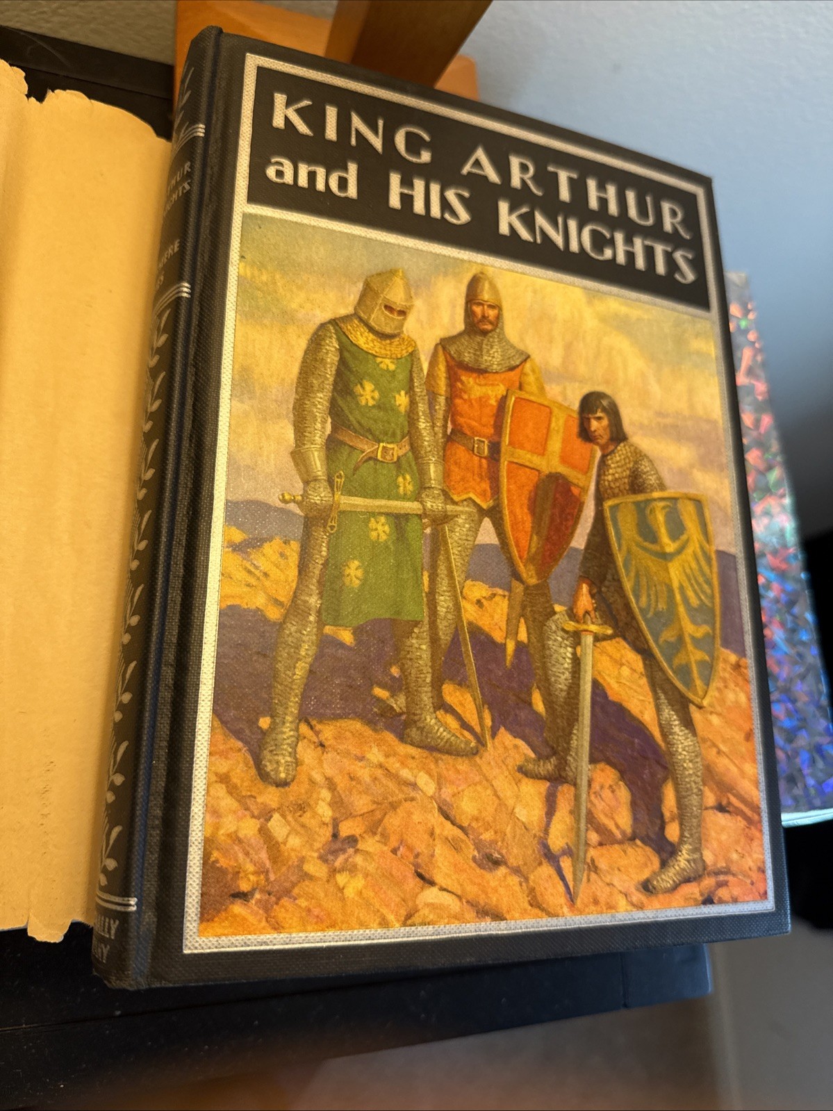 King Arthur His Knights 1937 Rand McNally Allen Schaeffer Neill HC DJ