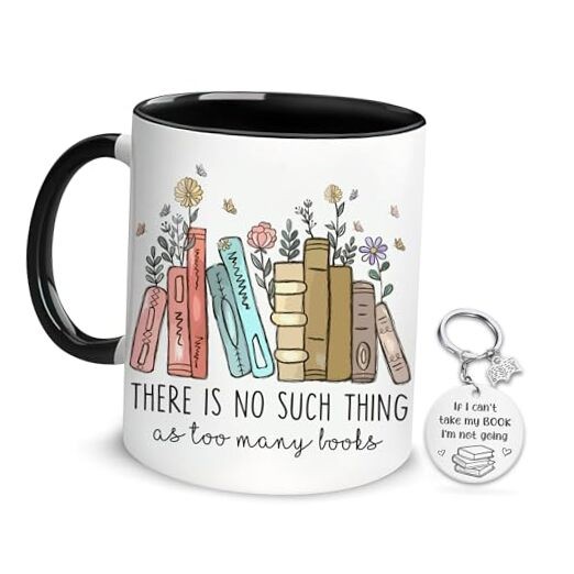 Book Lover Coffee Mug 11oz – There Is No Such Thing – Gifts For Book book 3