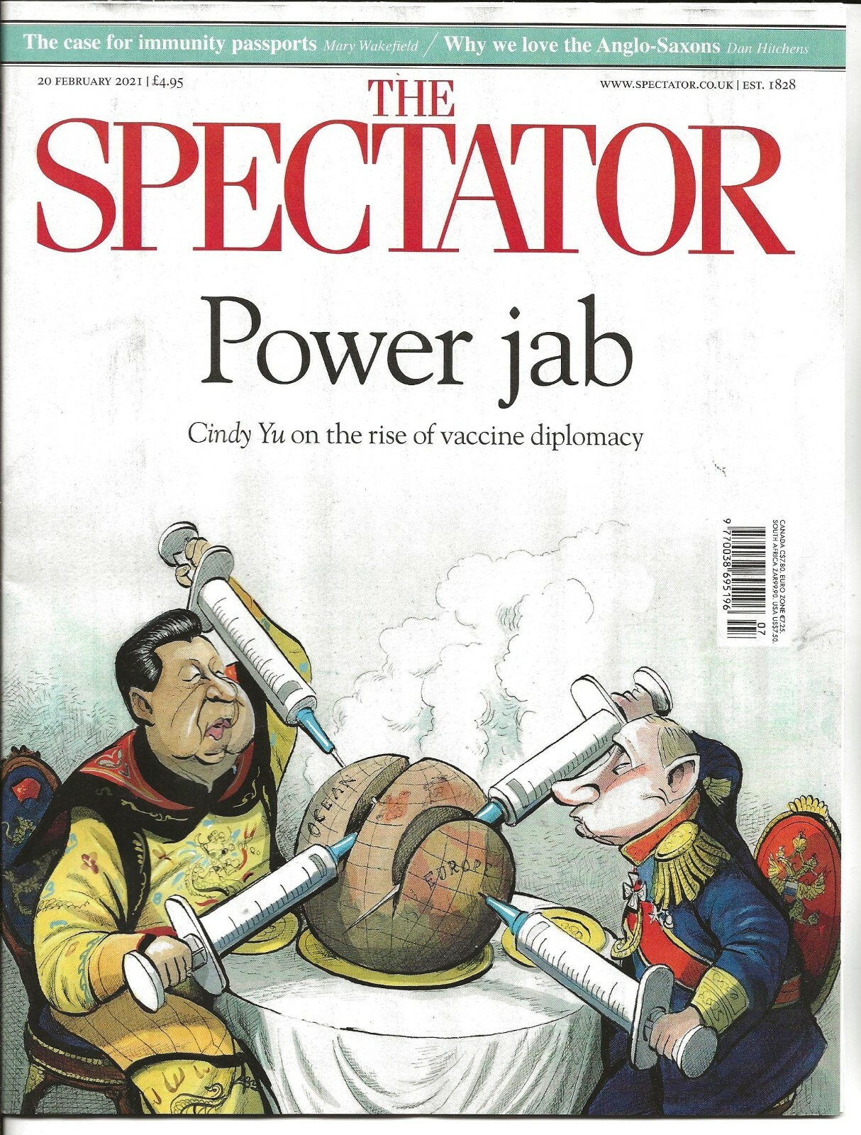 THE SPECTATOR 20th February 2021 – POWER JAB