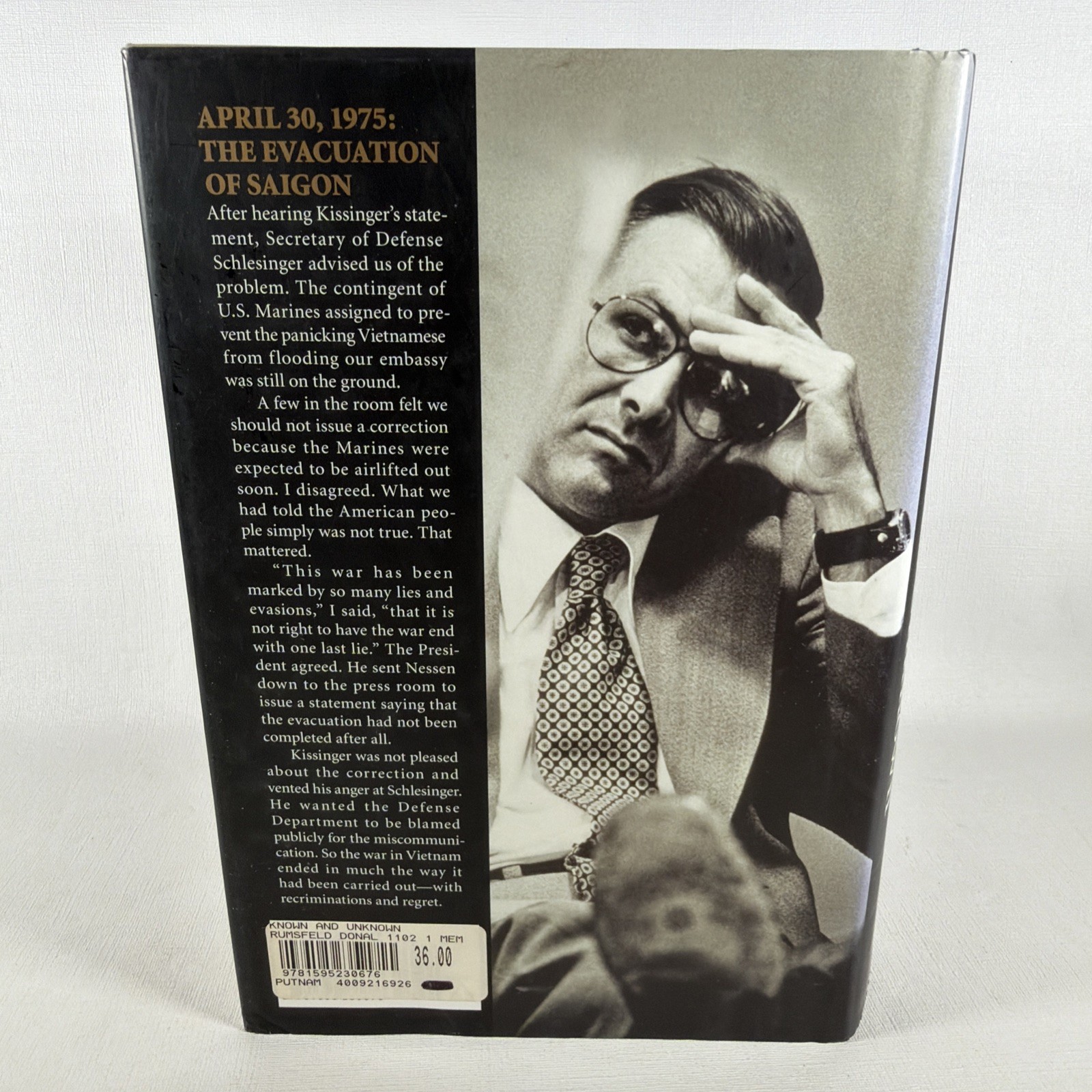 Donald Rumsfeld Memoir (1st Ed. & Print) Plus Rumsfeld’s Rules