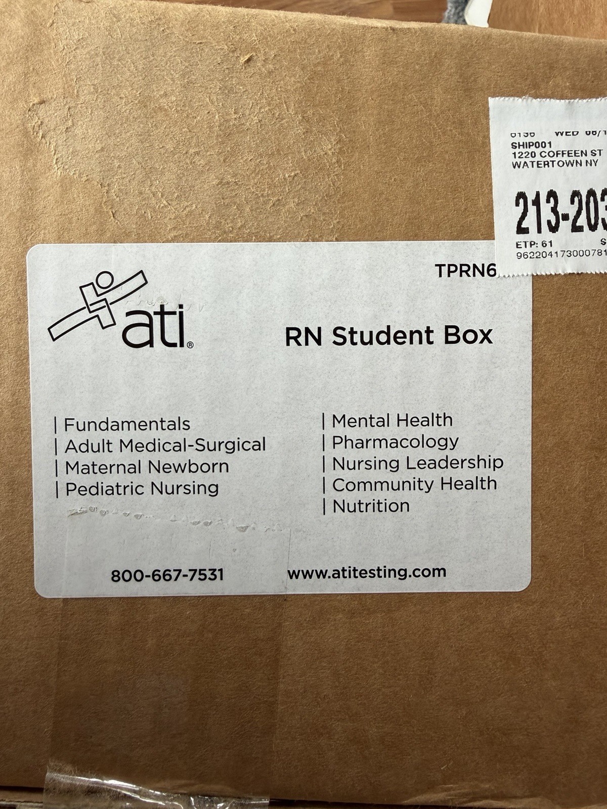 ATI RN Nursing Student Box TPRN6 Books Complete Box Set