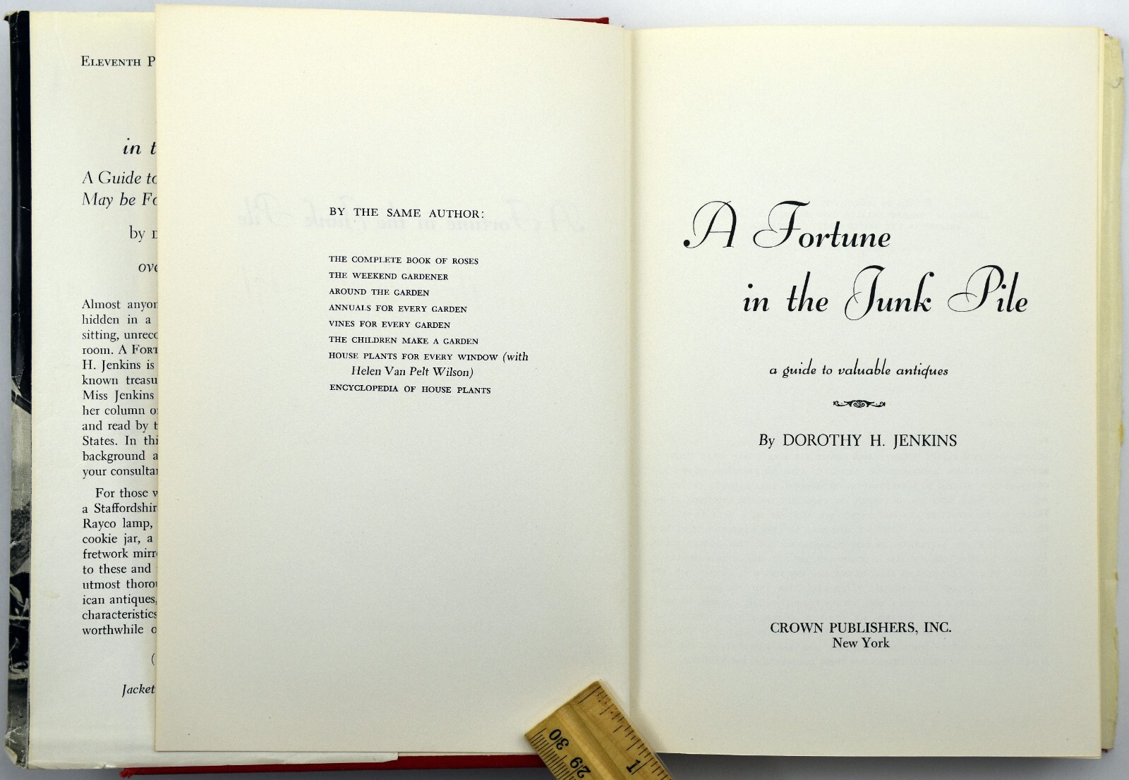 A FORTUNE IN THE JUNK PILE Jenkins 1968 HC/DJ 440-Pages Illustrated 1st Ed