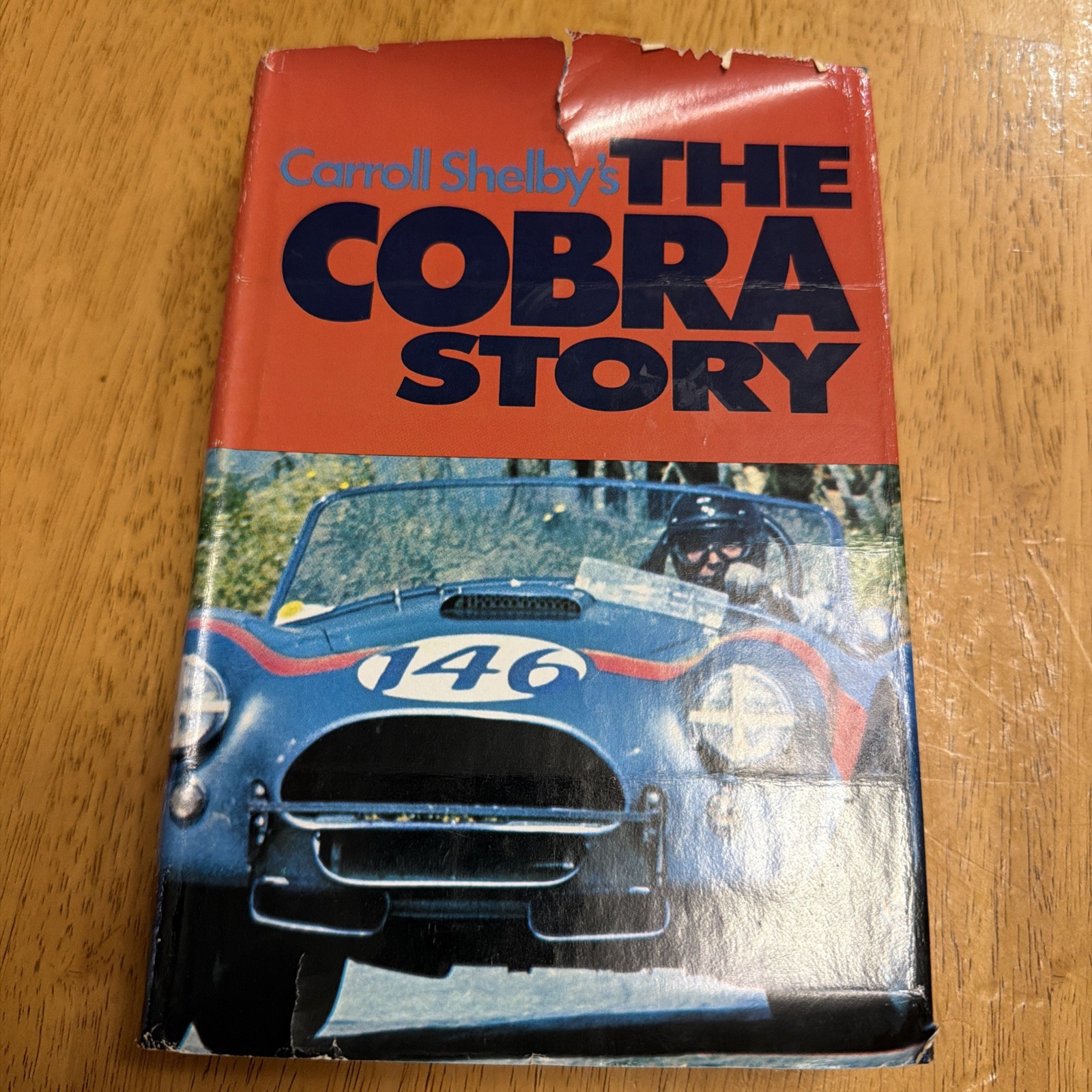 Carroll Shelby’s The Cobra Story with Dust Jacket 272 pages 1965 Reprinted HC DJ