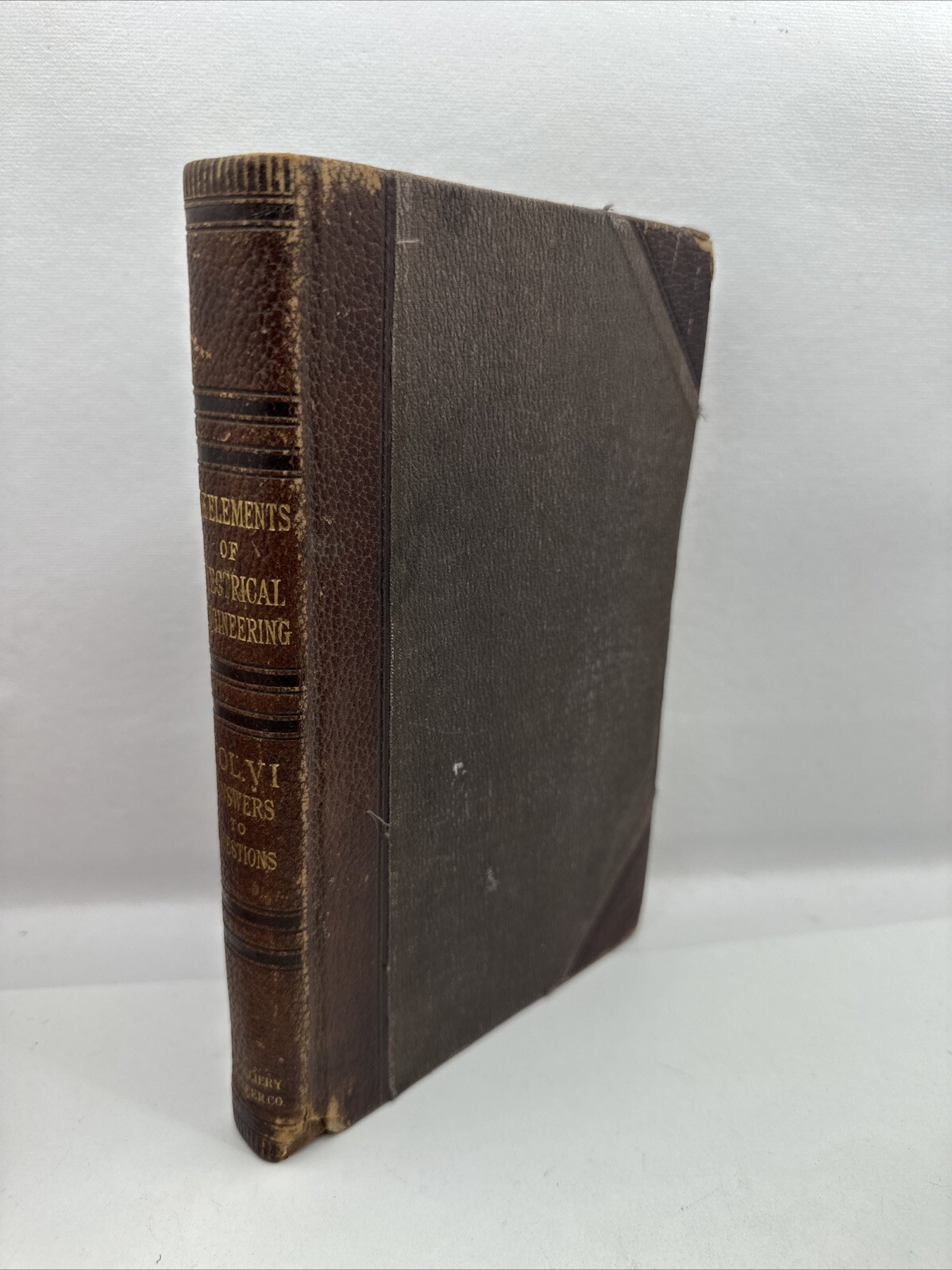 the elements of electrical engineering Volume VI Answers To Questions HC