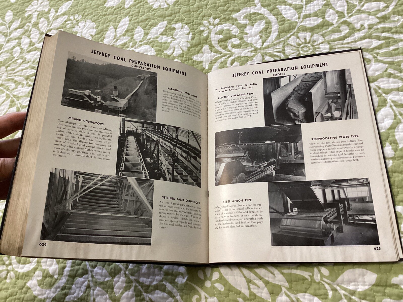 1952 Jeffrey Catalog 418 Chain Sprocket Elevating Mine Industry 656 Pages