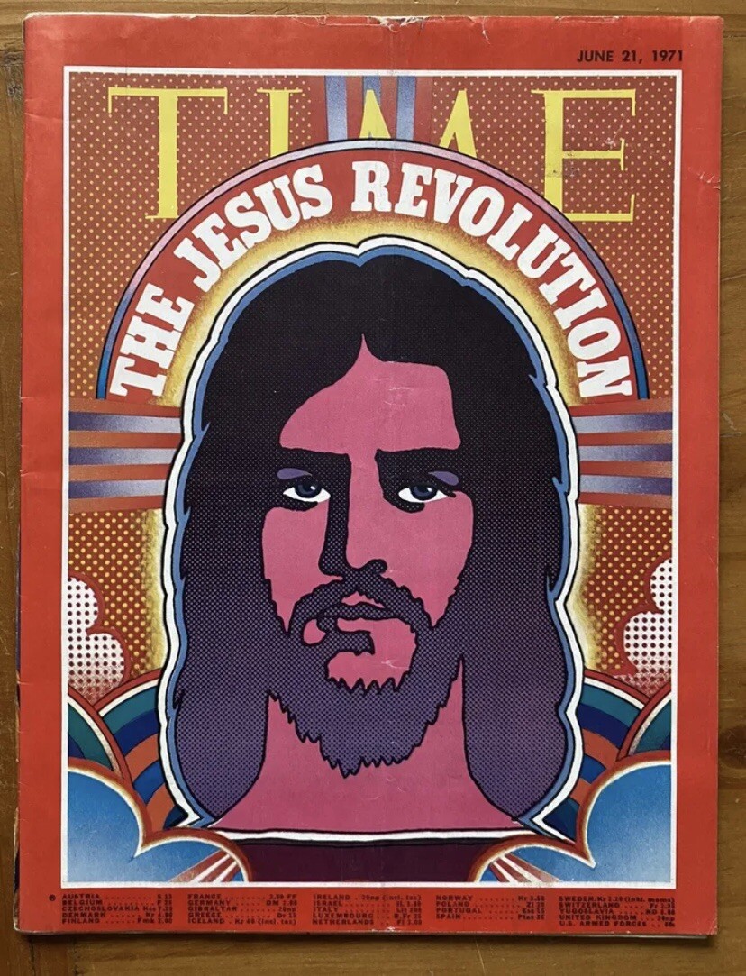Time Magazine 1971 The Jesus Revolution Lonnie NO LABEL Rare Collectors June 21