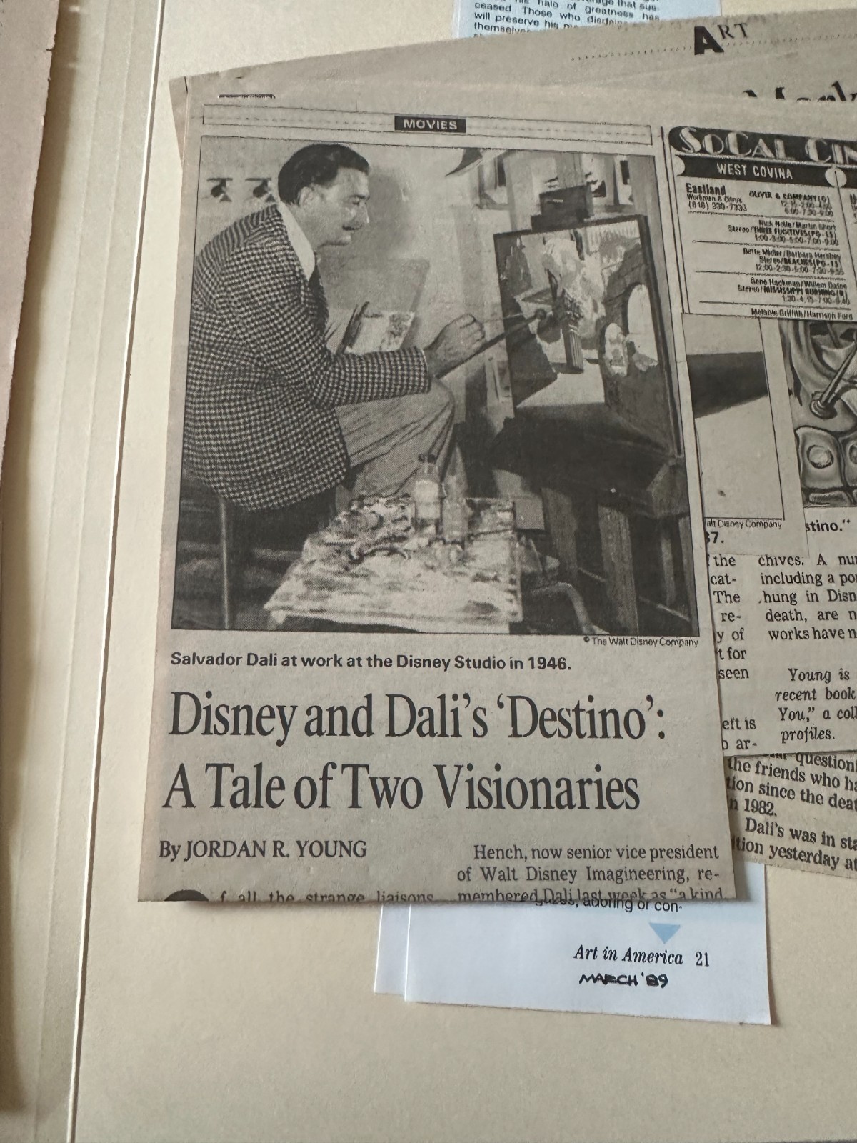 Title: Salvador Dalí – 2001 UCLA Exhibition Catalog + Archival Ephemera Bundle
