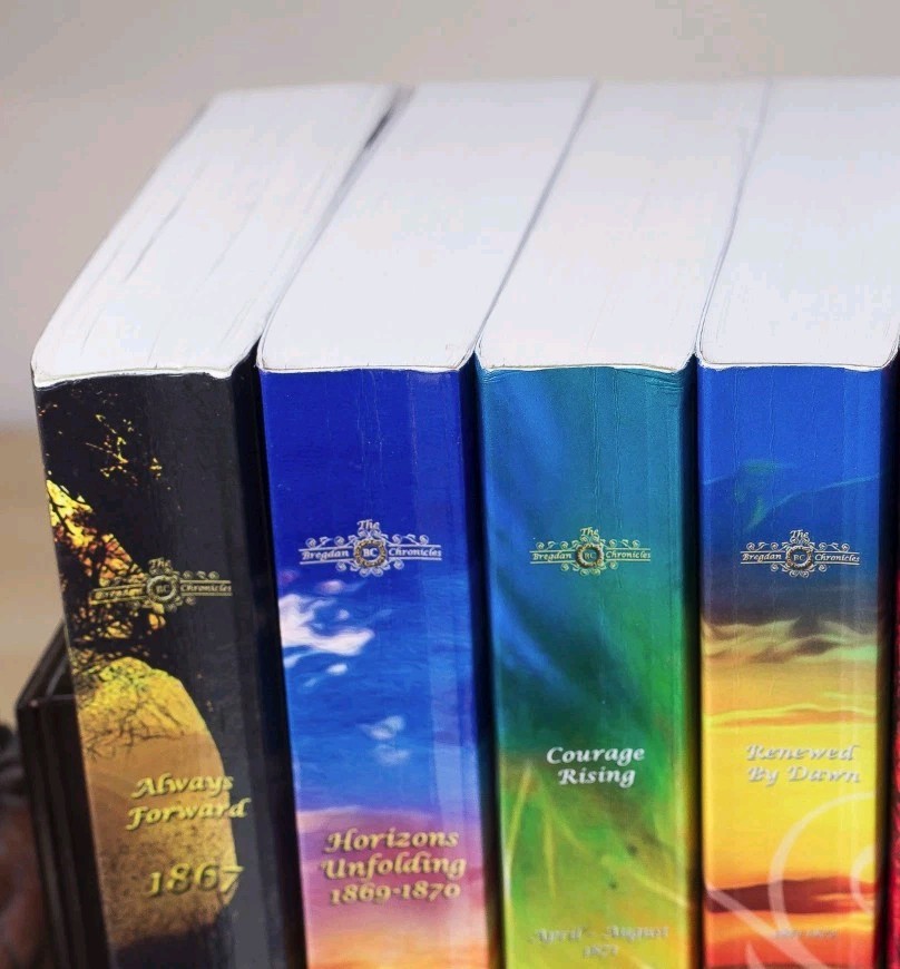 Lot of 4 BREGDAN CHRONICLES Ginny Dye Historical Fiction 9 12 16 17