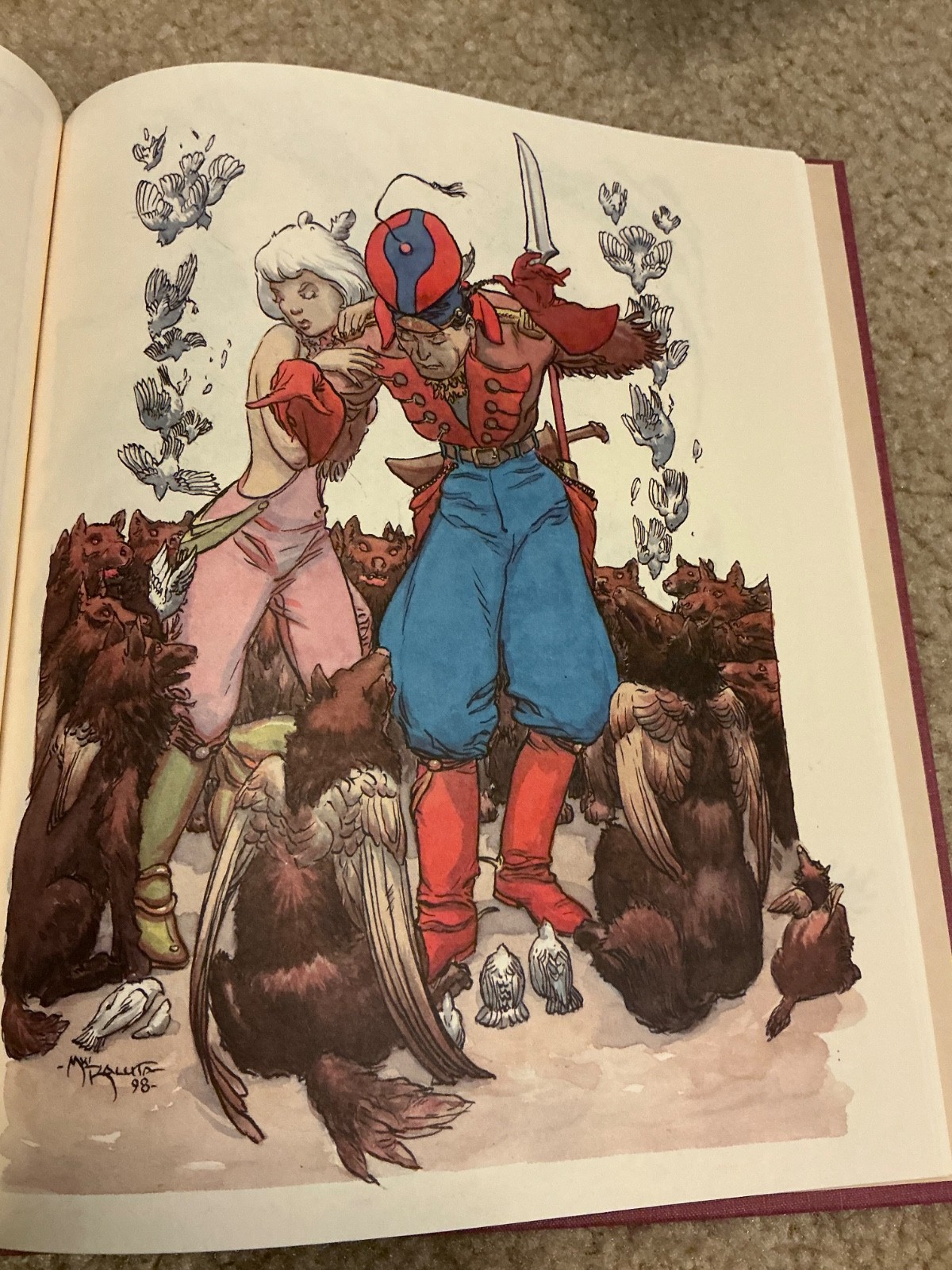 Minidoka HC (Dark Horse) Edgar Rice Burroughs 1st Ed Signed M. W. Kaluta #18/500